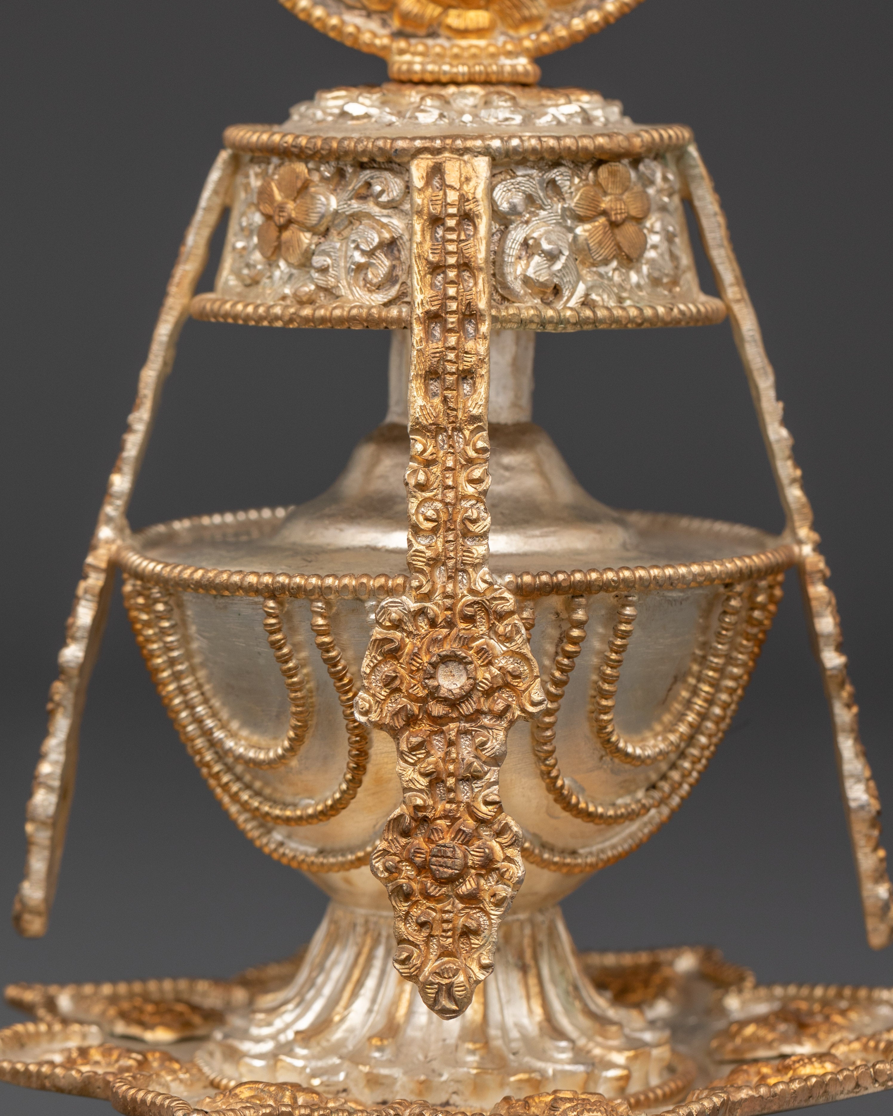 Sacred Tibetan Buddhist Life Vase | Spiritual Protection & Vitality