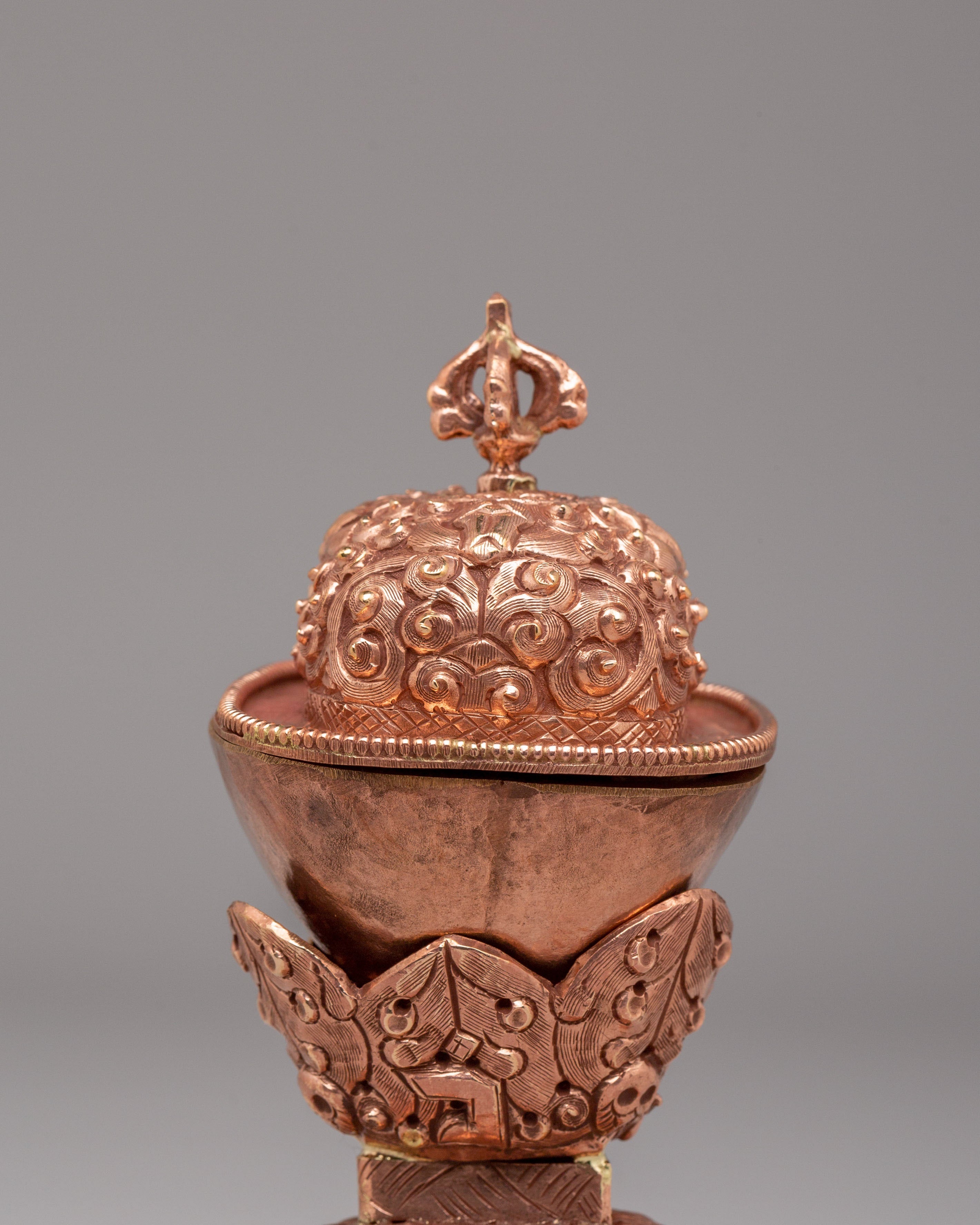 Traditional Skull Cup Set | Ritual Tool for Tantric Practices