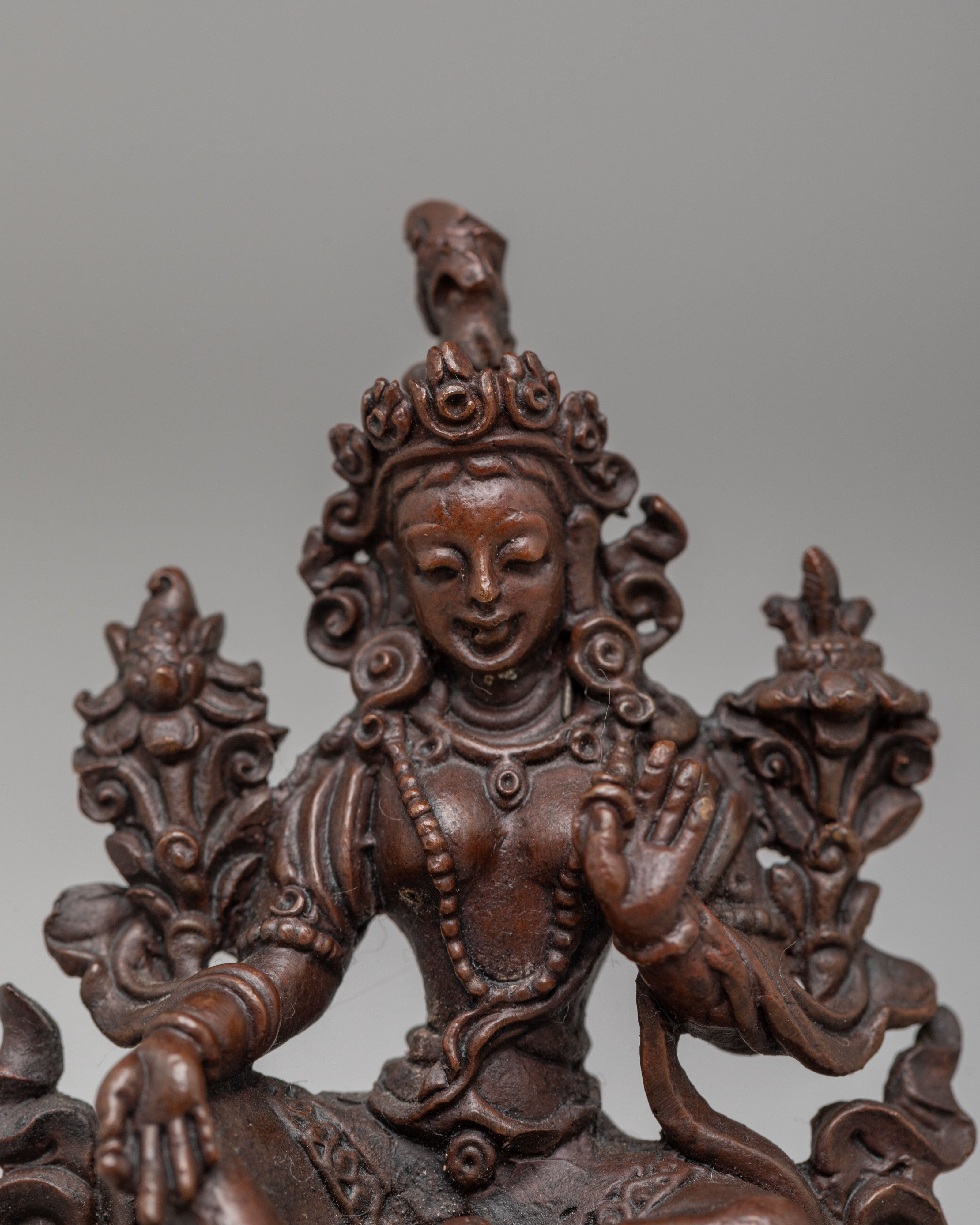 Goddess Green Tara Deity Statue | Spiritual Protection and Healing Statue