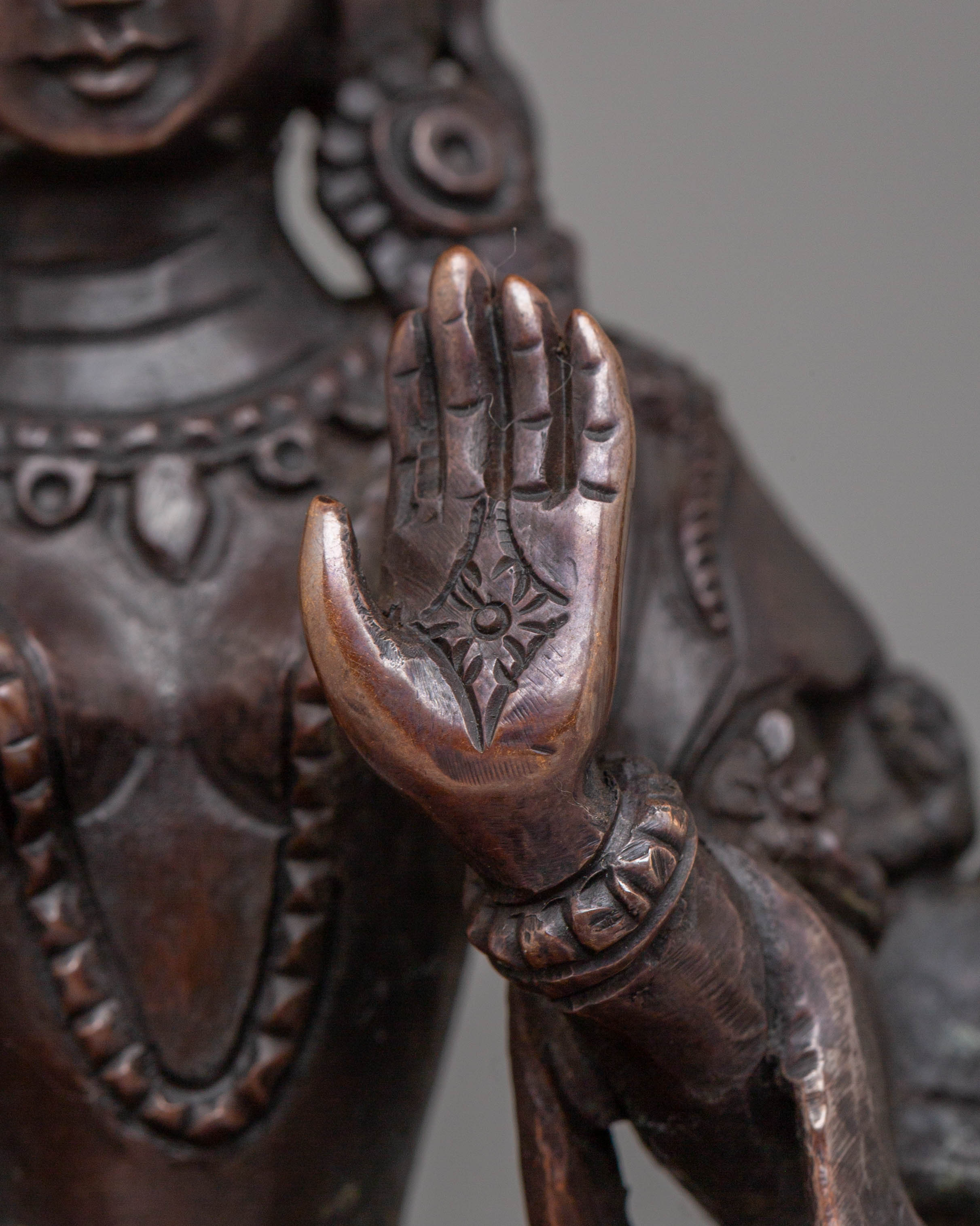 Handmade Wealth Deity Laxmi Statue | Hindu Goddess of Prosperity and Abundance