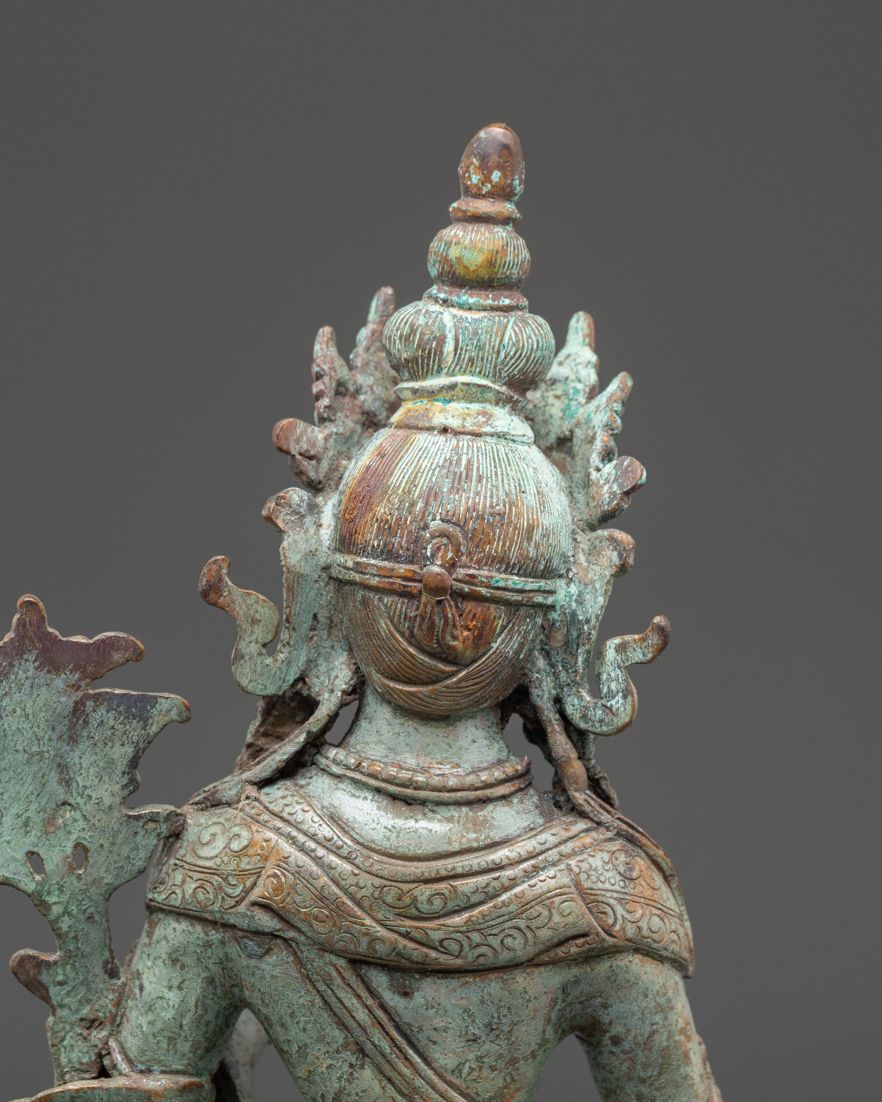 Sacred Statue of Healing Goddess White Tara | Tibetan Buddhist Sculpture