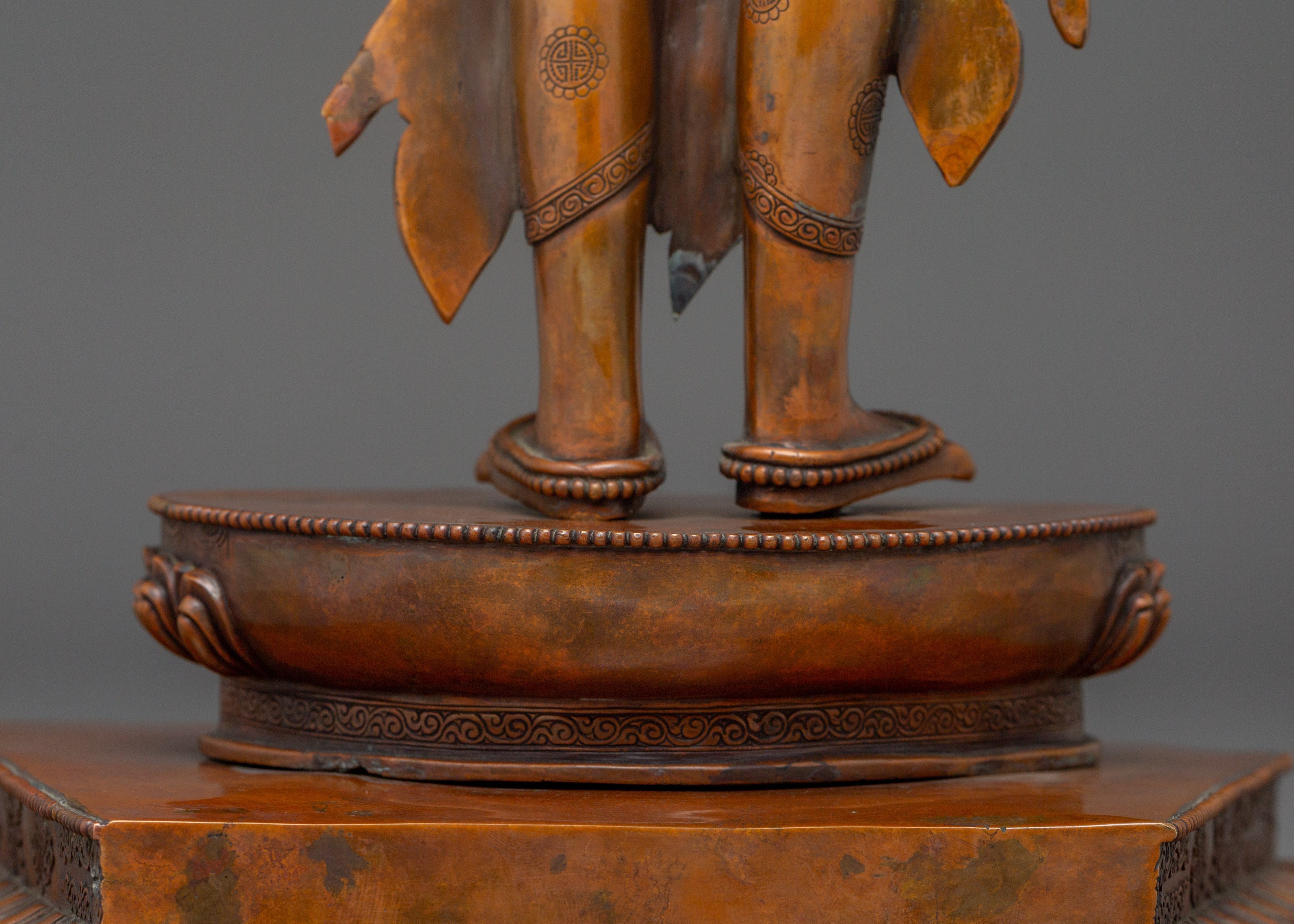 Sacred Mother of Liberation Standing Green Tara Statue | Mother of All Buddhas