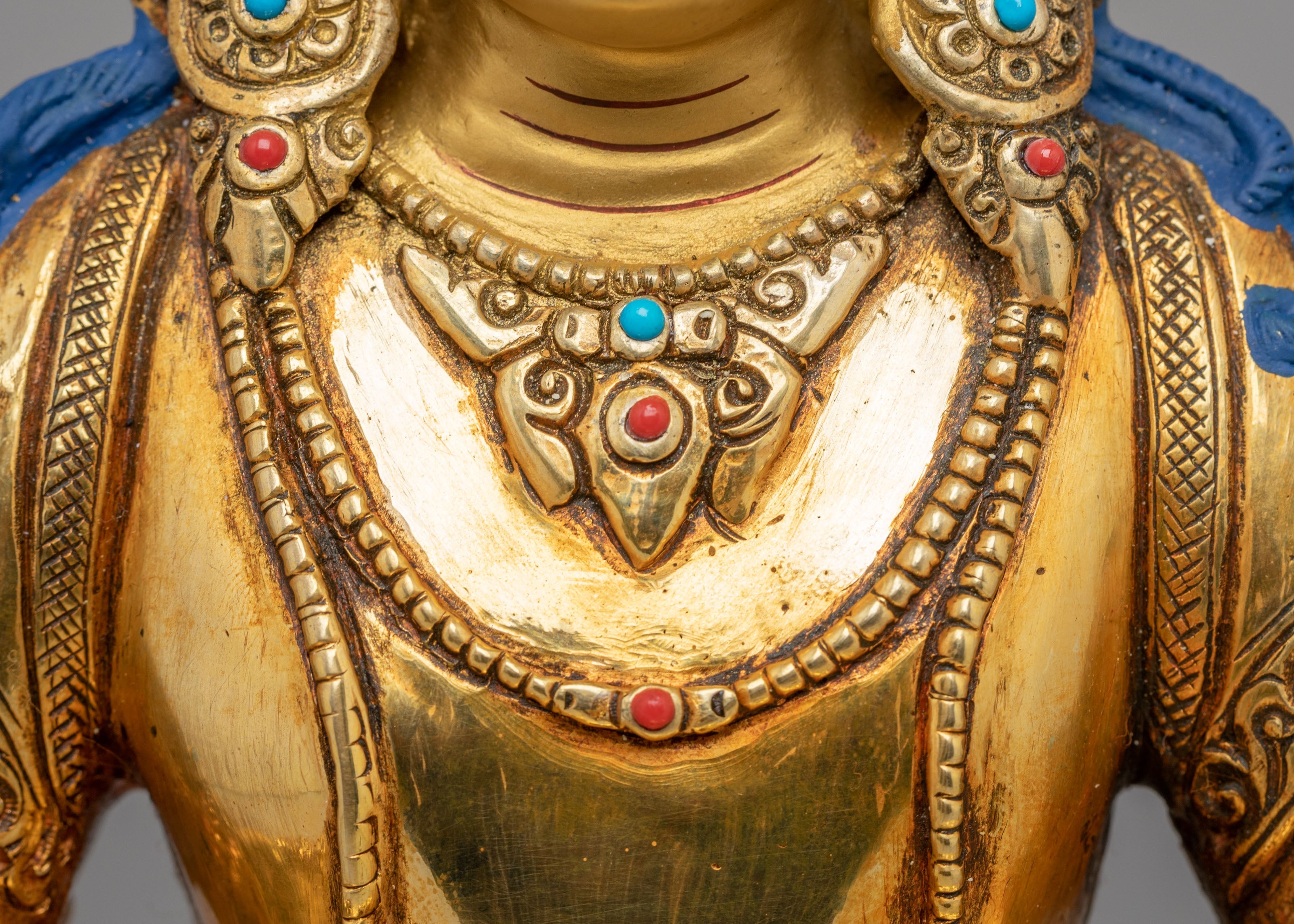 Handcrafted Bishnu Spiritual Figurine | Sacred Home Decor