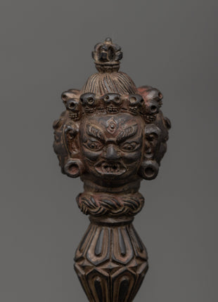 Tibetan Phurba with Stand | Ritual Dagger