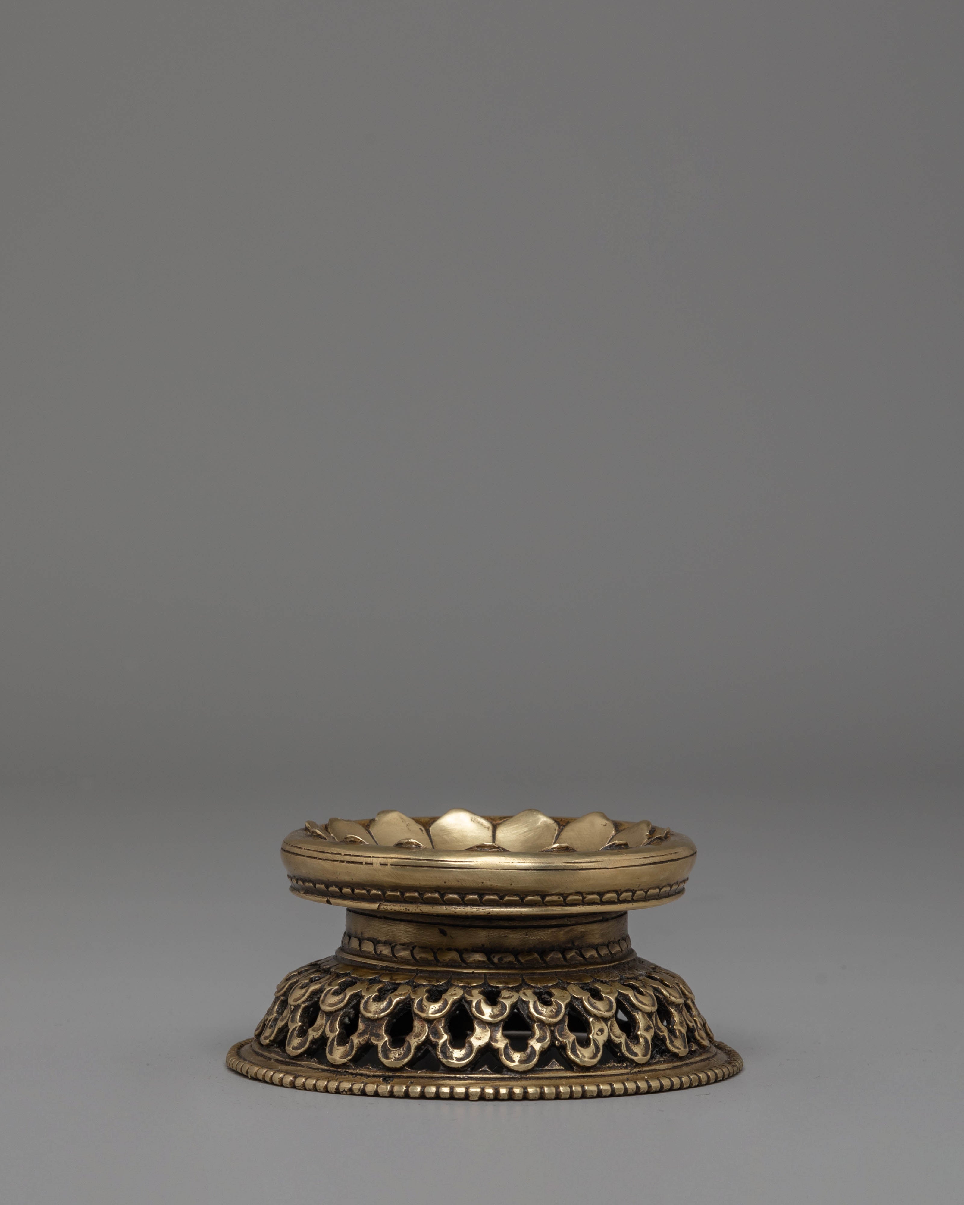 Traditional Handmade Oil Lamp | Brass Ritual Lamp for Puja