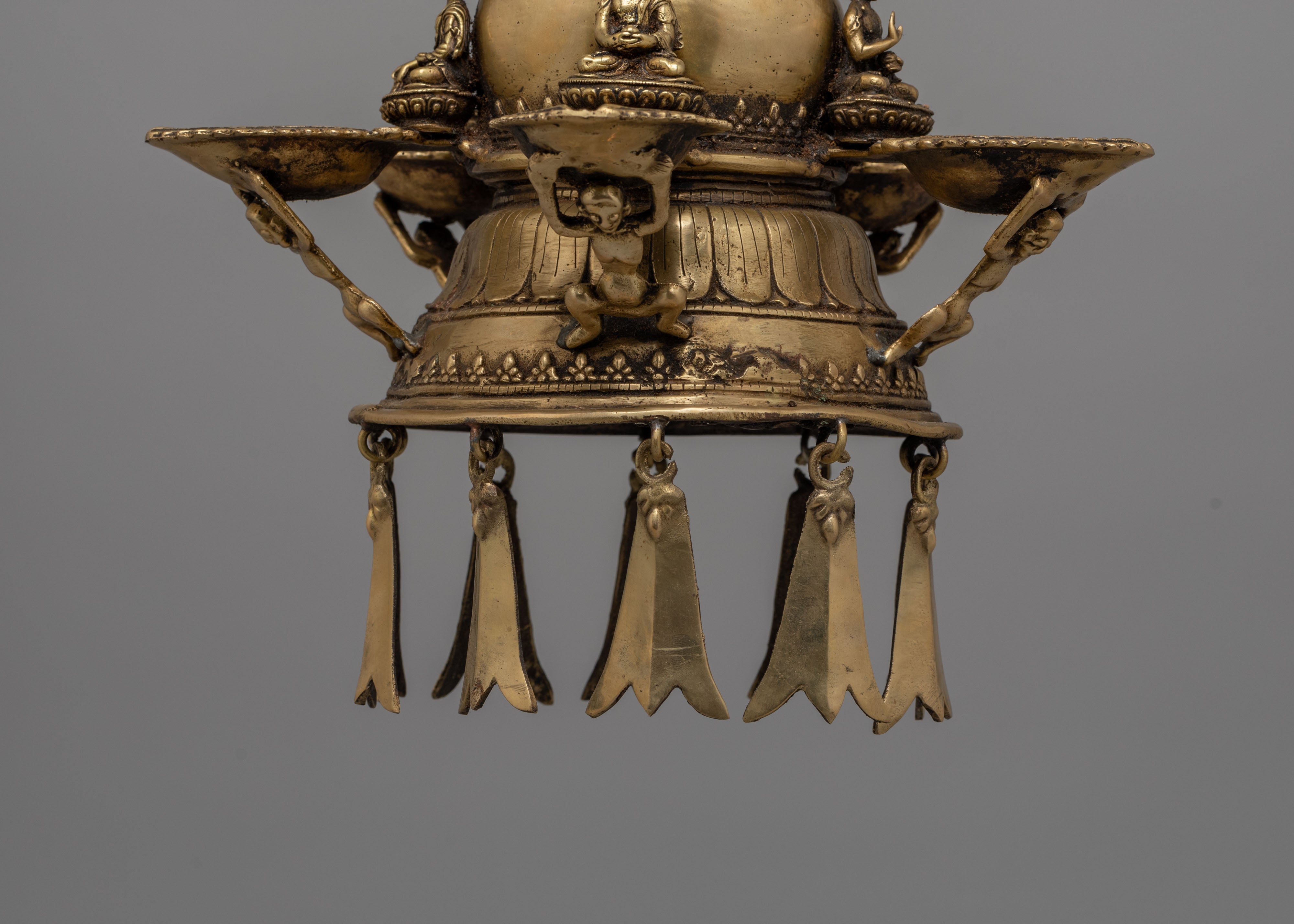 Traditional Hanging Stupa Dalucha | Tibetan Spiritual Decor