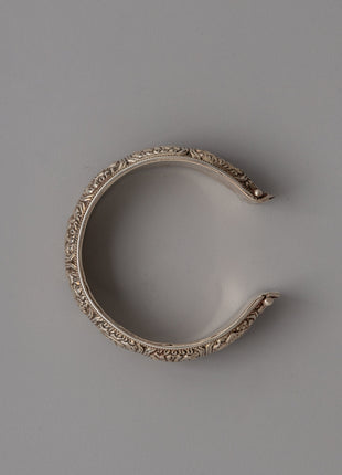 Silver Bracelet Featuring Eight Auspicious Symbols