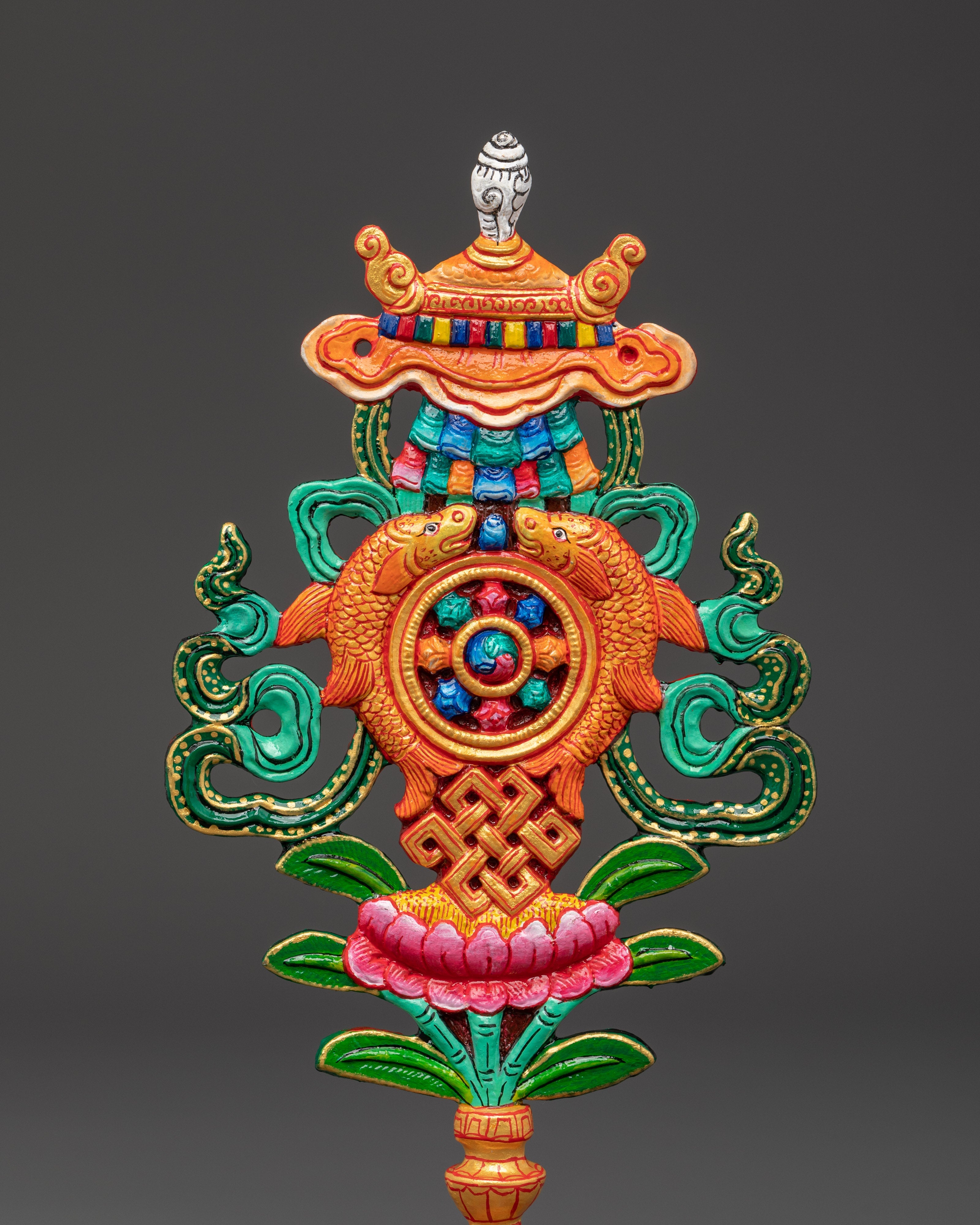 Handcrafted Tibetan Auspicious Symbol | Spiritual Ritual Item For Home Decor