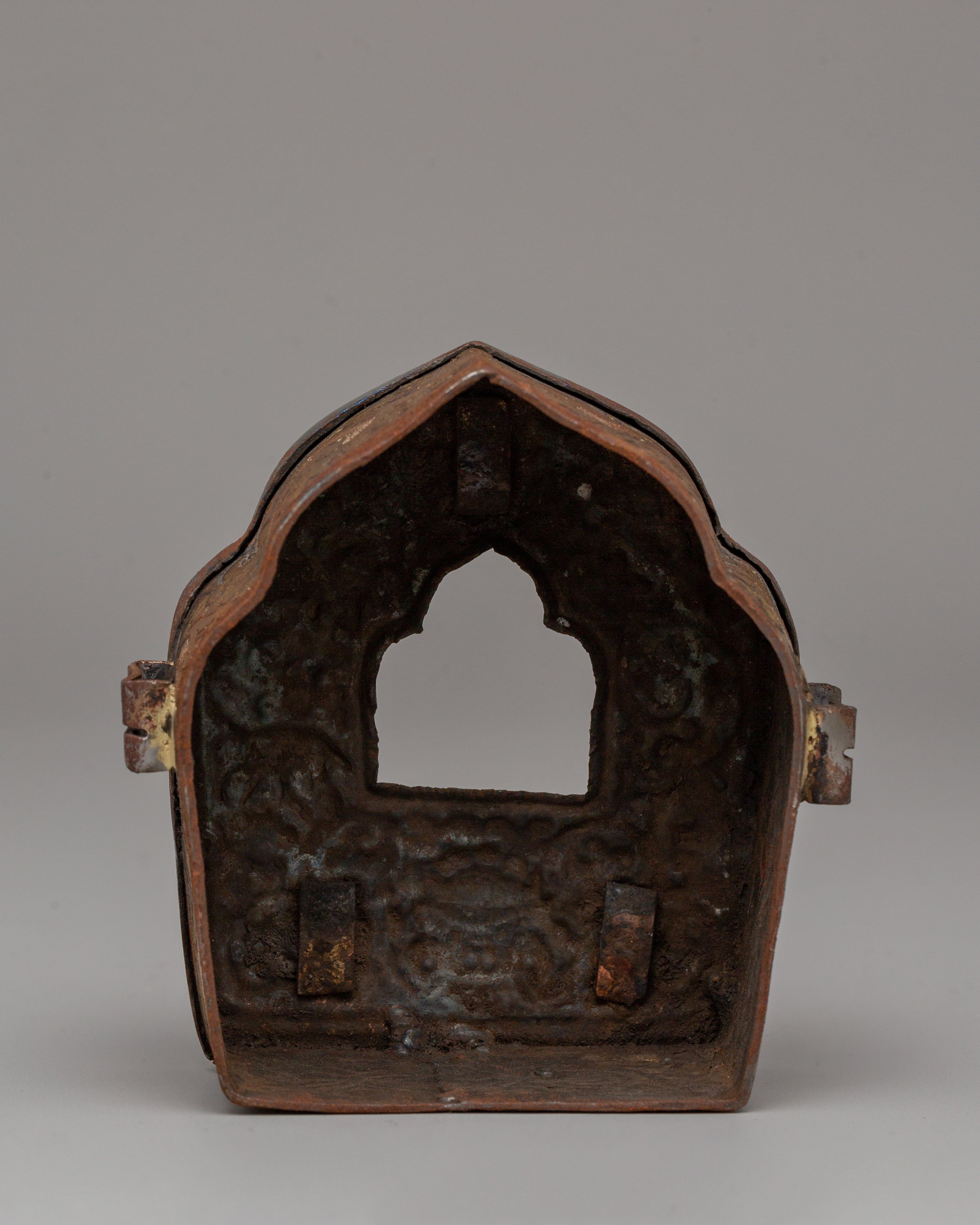 10cm Ghau Small Prayer Box | Meditation Dharma Decor