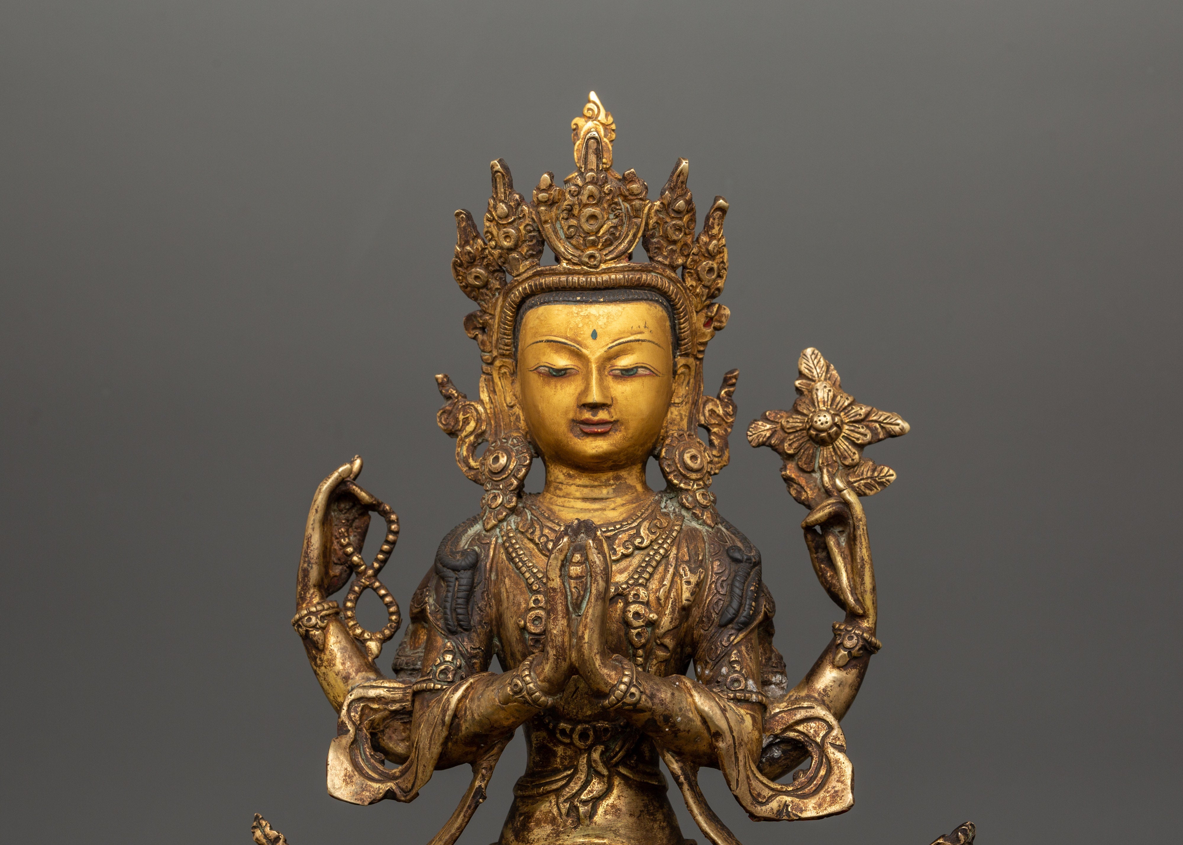 Chenrezig Bodhisattva Figurine | Compassion and Wisdom Craft