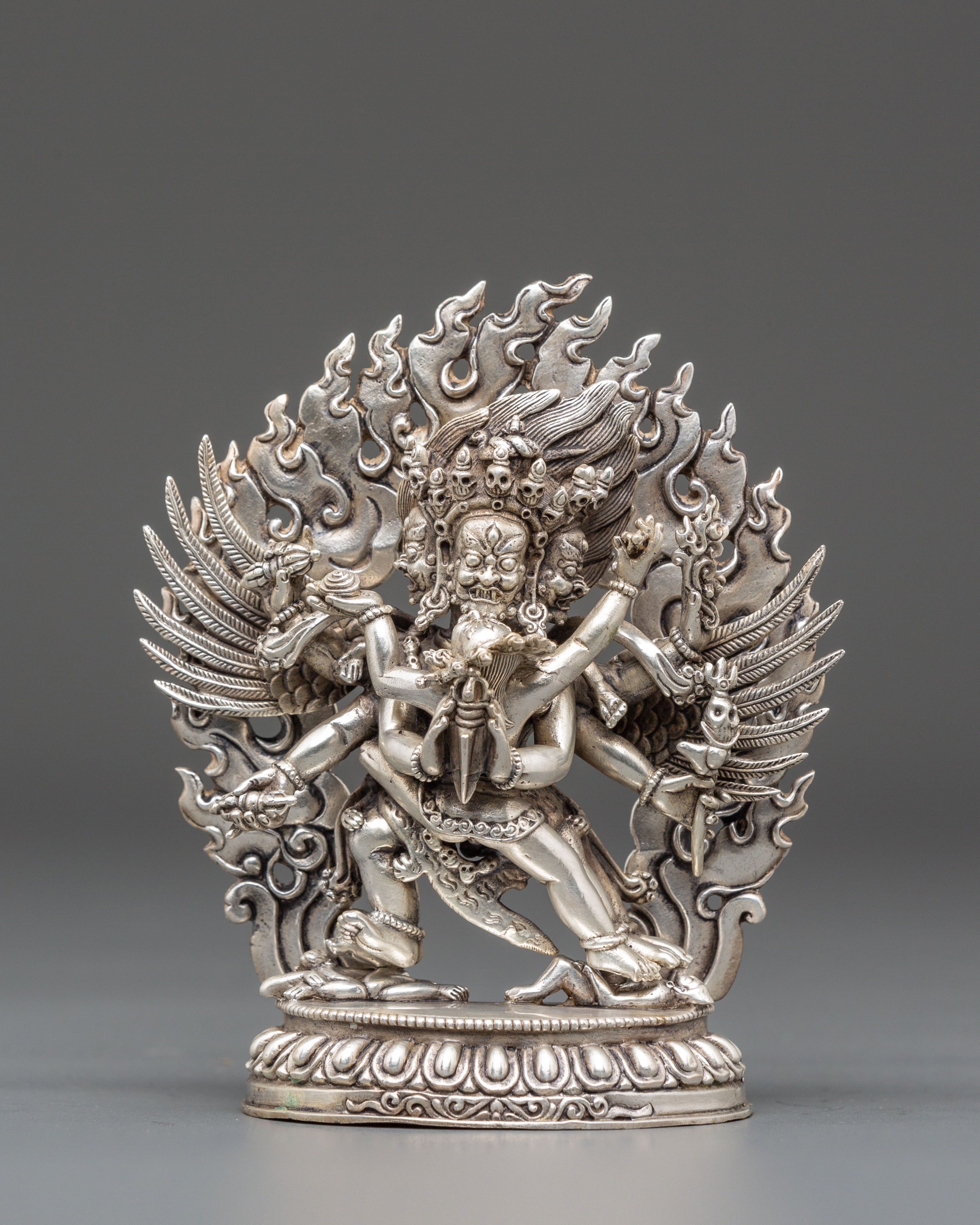 Tibetan Vajrakilaya Deity Statue