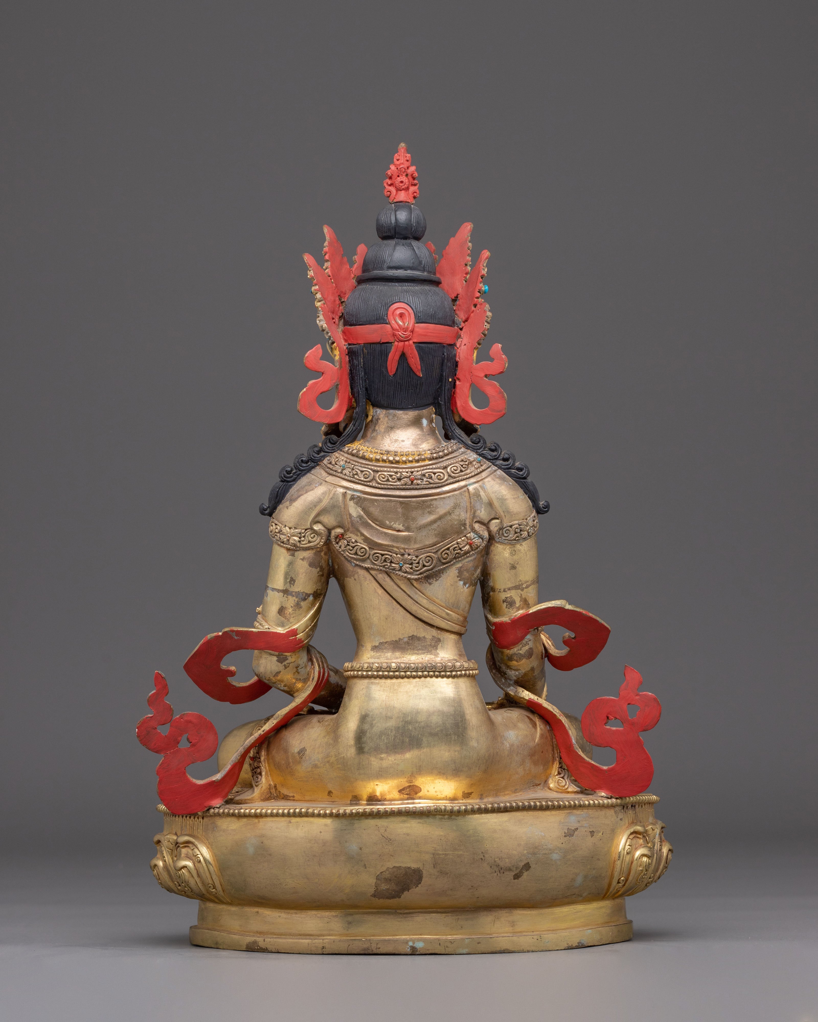 Compassionate Akasagarbha Bodhisattva Statue | Tibetan Deity Representing Wisdom