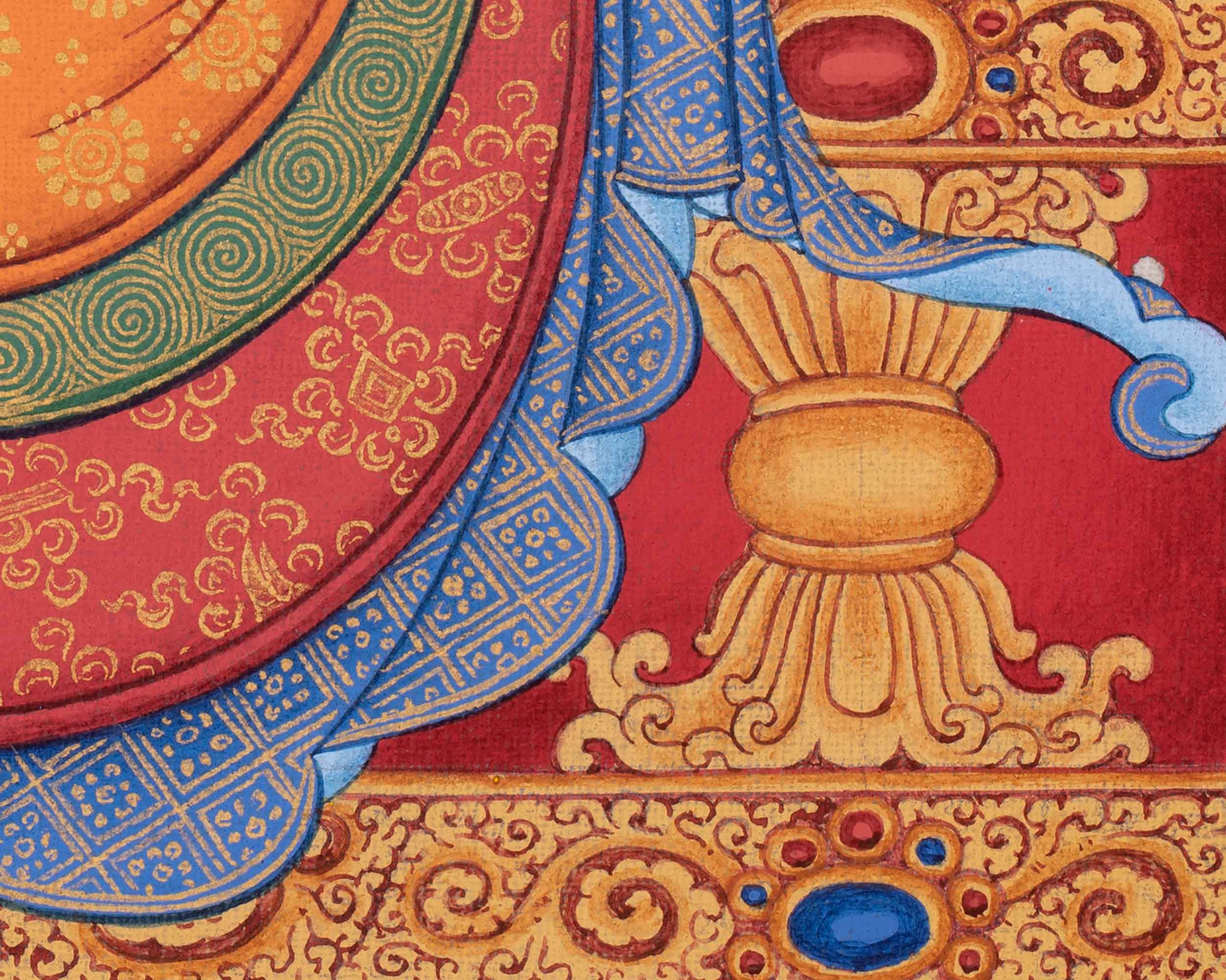 Enchanting Vajrayogini Thangka Art for Spiritual Awakening |  Traditional Tibetan Artwork