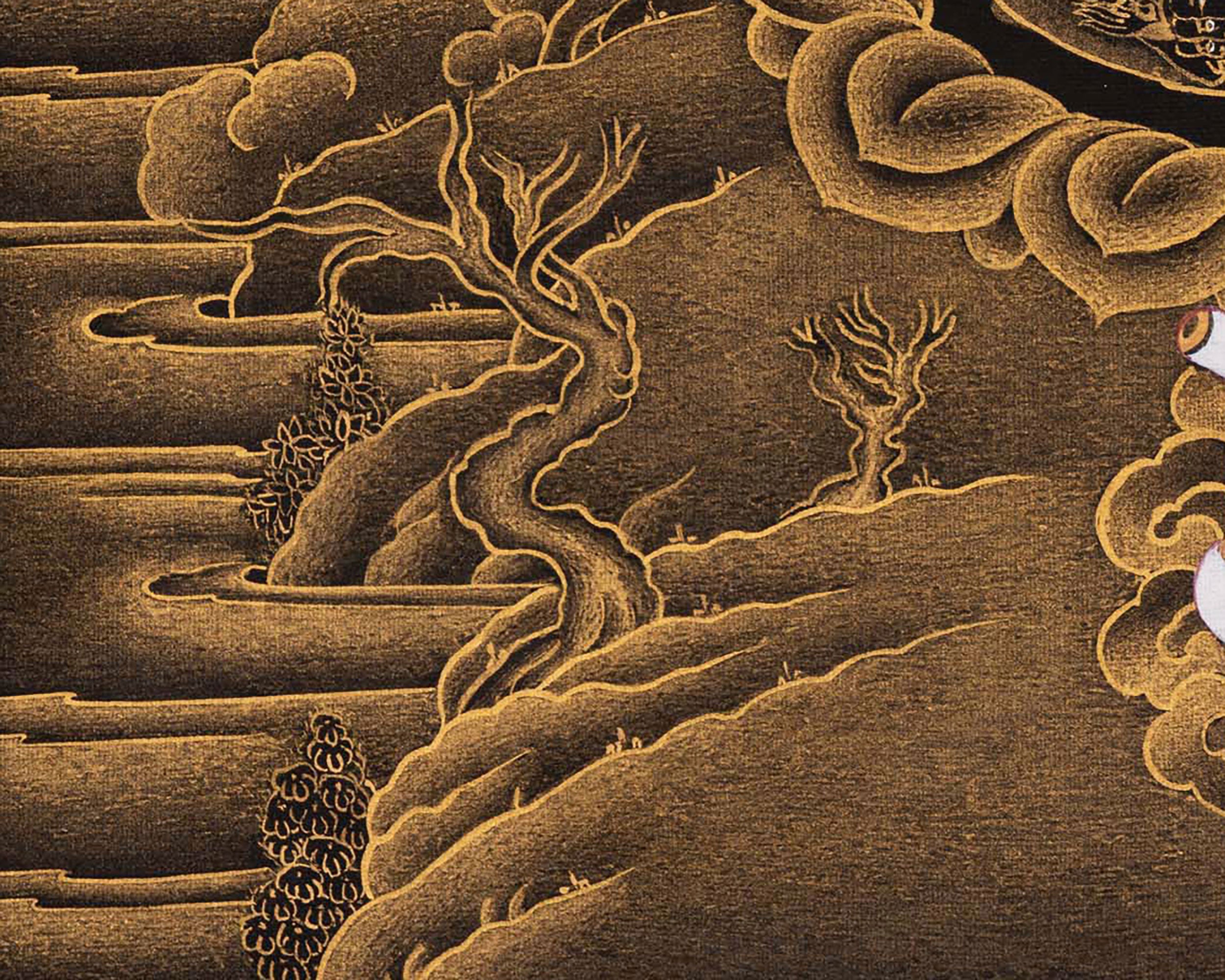 Traditional Handcrafted Hevajra Thangka | Wrathful Hevajra Deity | Wall Decor