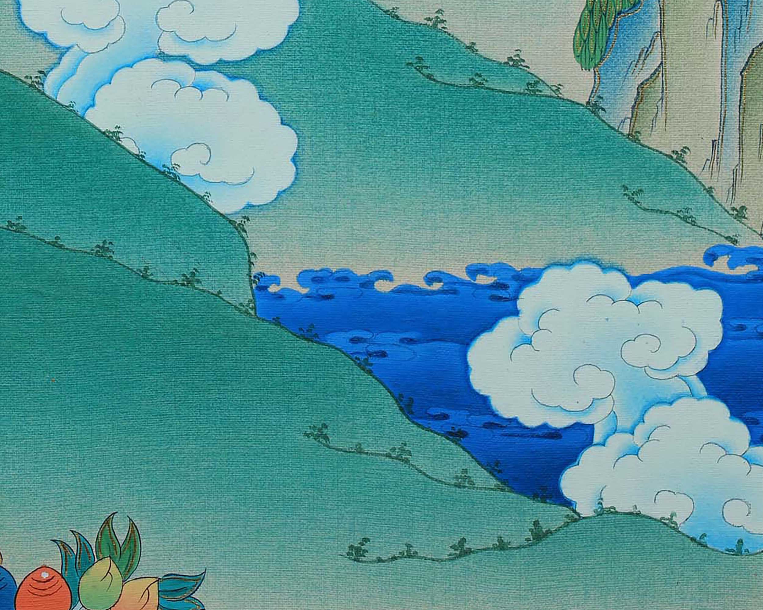 The Spiritual Elegance of White Tara | Goddess of Longevity | Traditional Hand painted Thangka