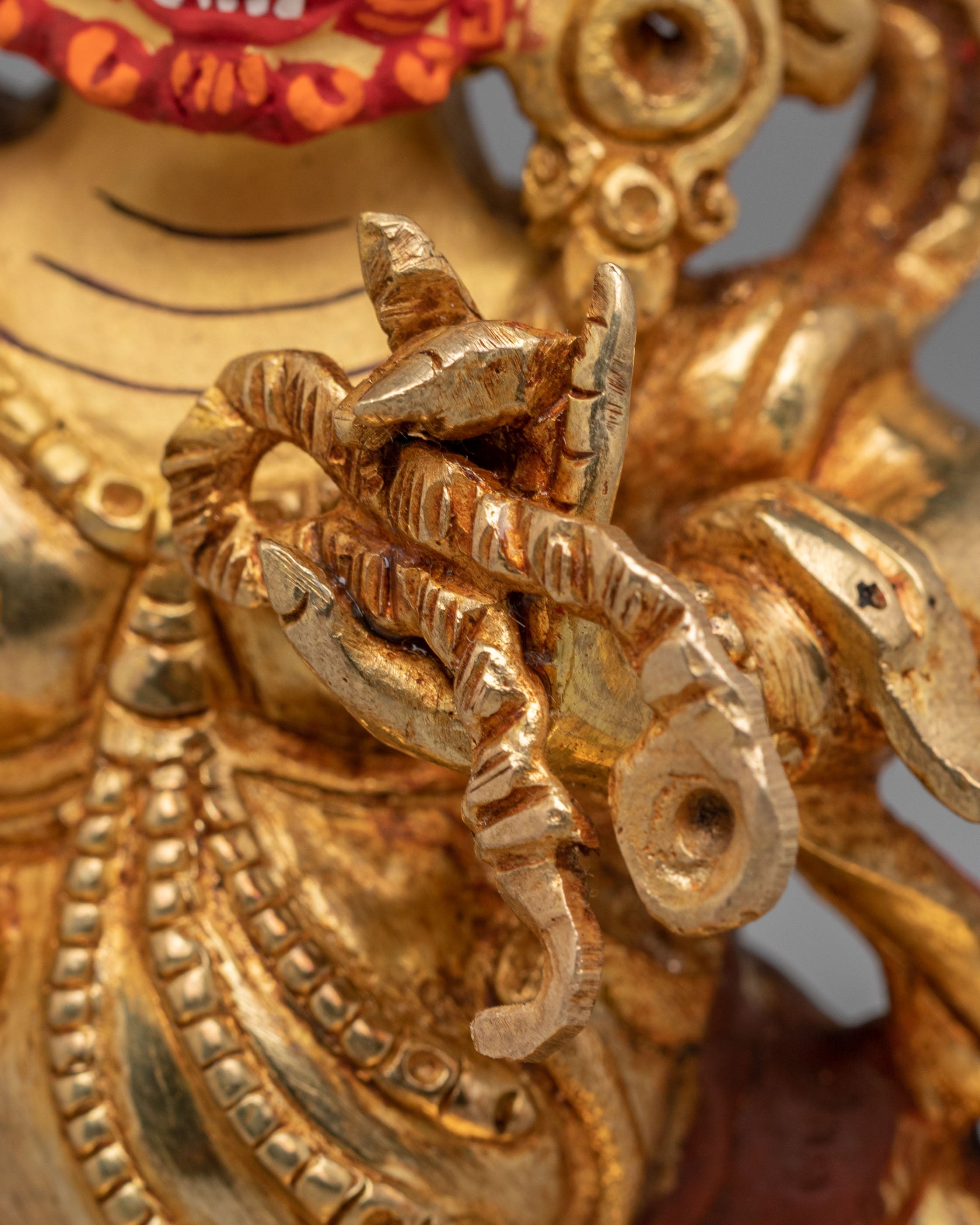 Sacred Vajrapani Spiritual Statue | Handcrafted Tibetan Protector Deity