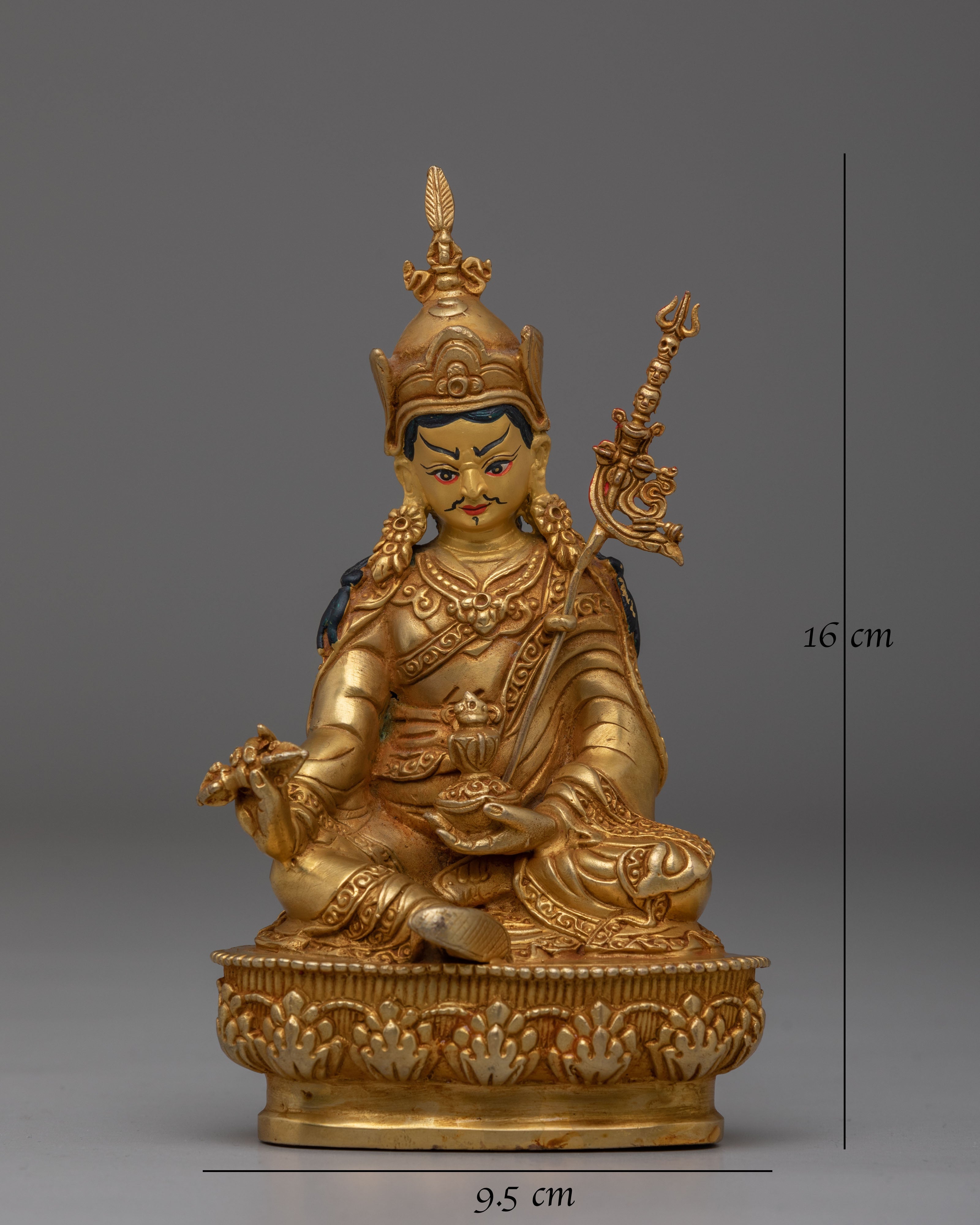 Handcrafted Guru Rinpoche Buddhist Statue