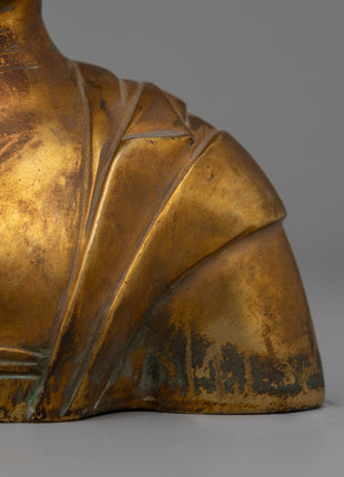 Handcrafted Buddha Head Figurine | Traditional Copper Art for Mindfulness and Harmony