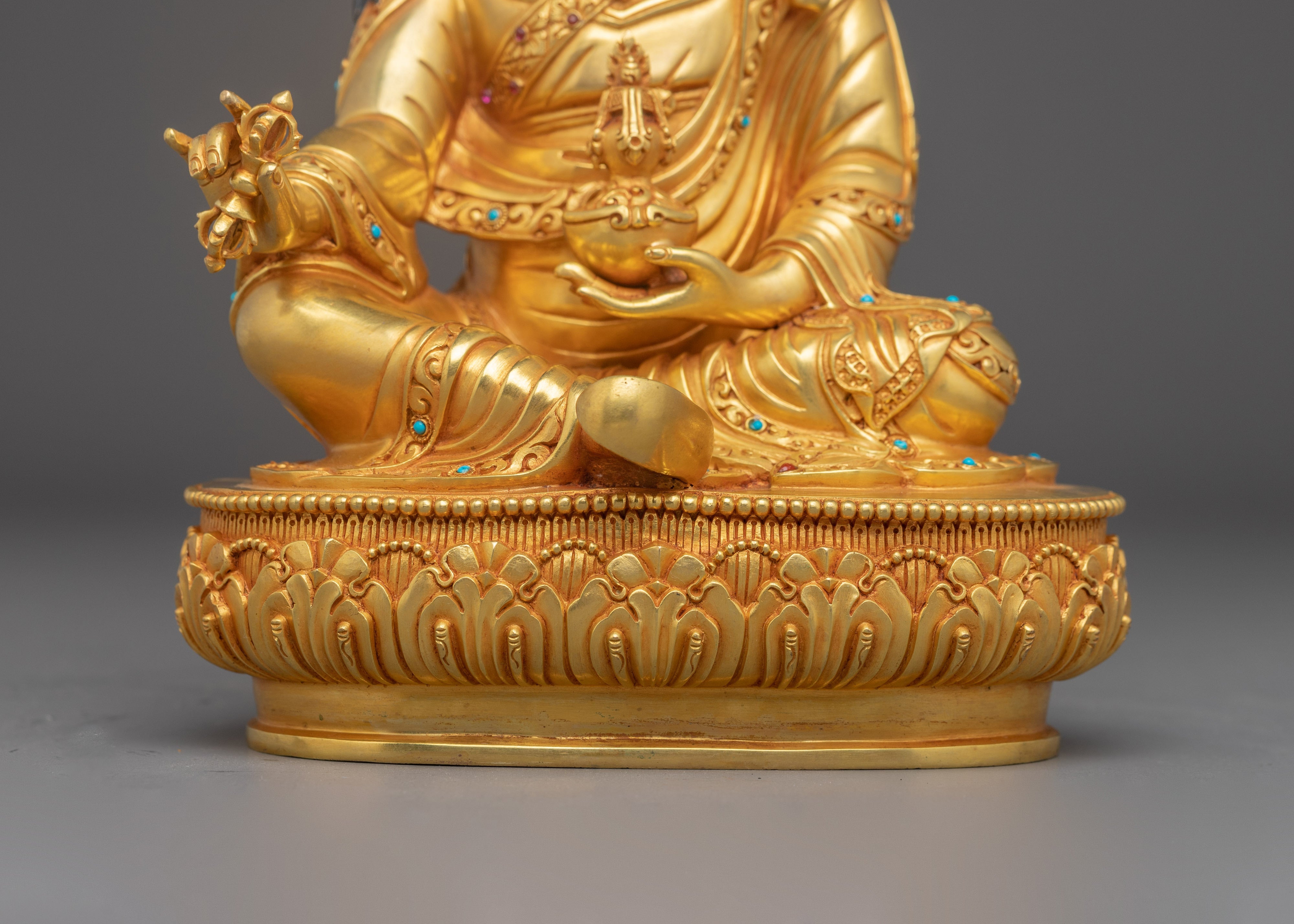 Golden Guru Padmasambhava Statue | Discover Enlightenment