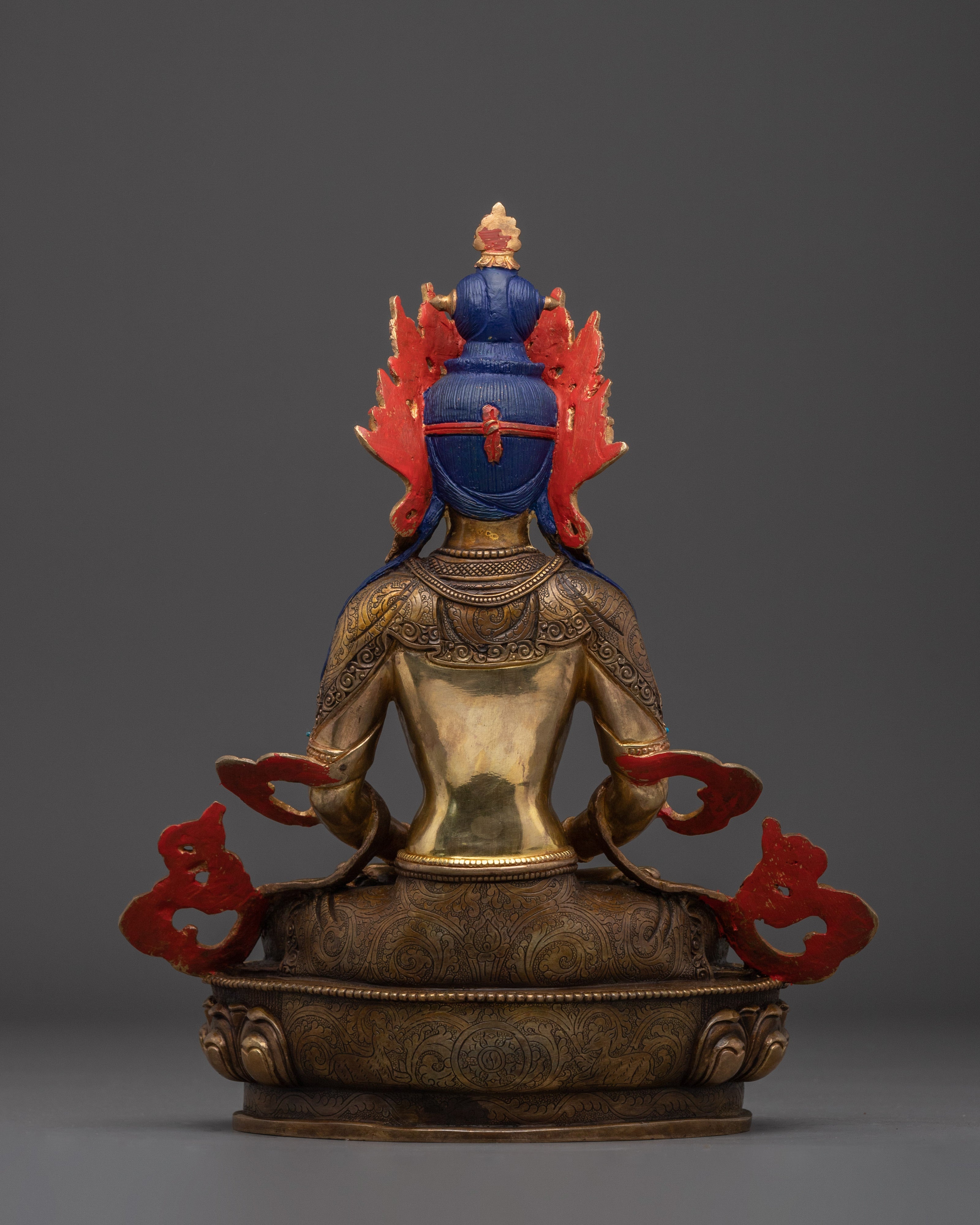 Buddhist Serene Amitayus Statue | Himalayan Handcrafted Artwork
