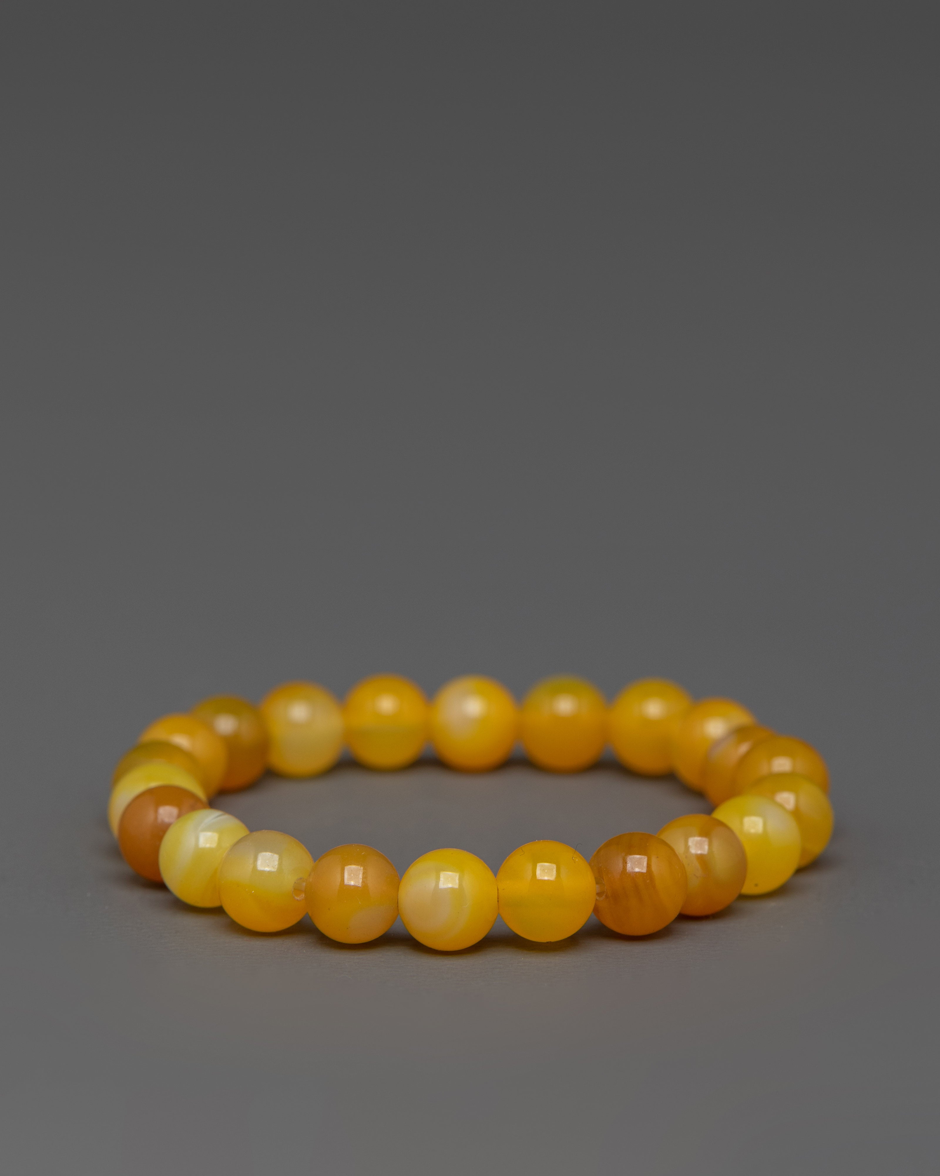 Yellow Beaded Bracelet | Fashion Jewelry