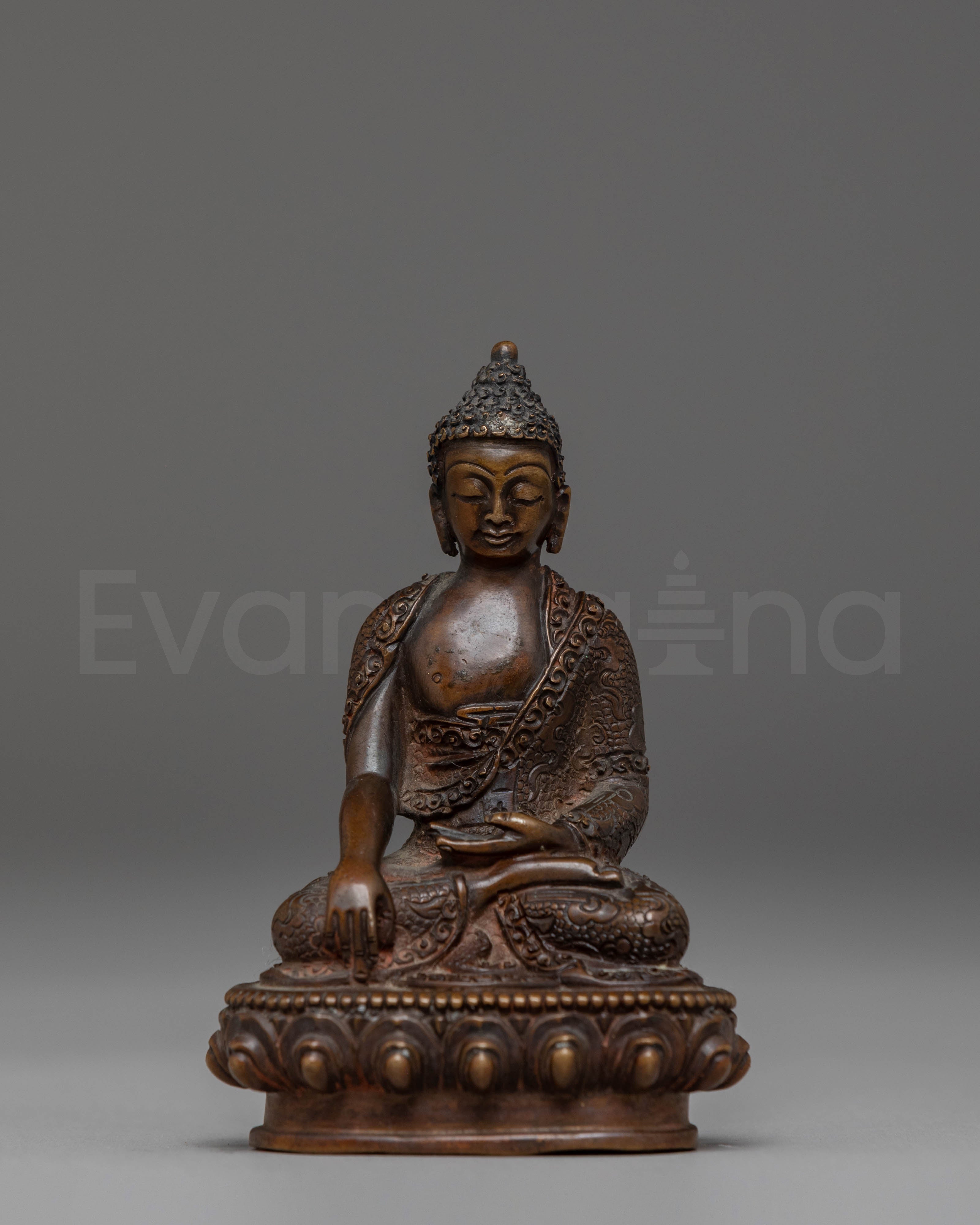 Handmade Buddha Shakyamuni Statue for Decor | Buddhist Sacred Art