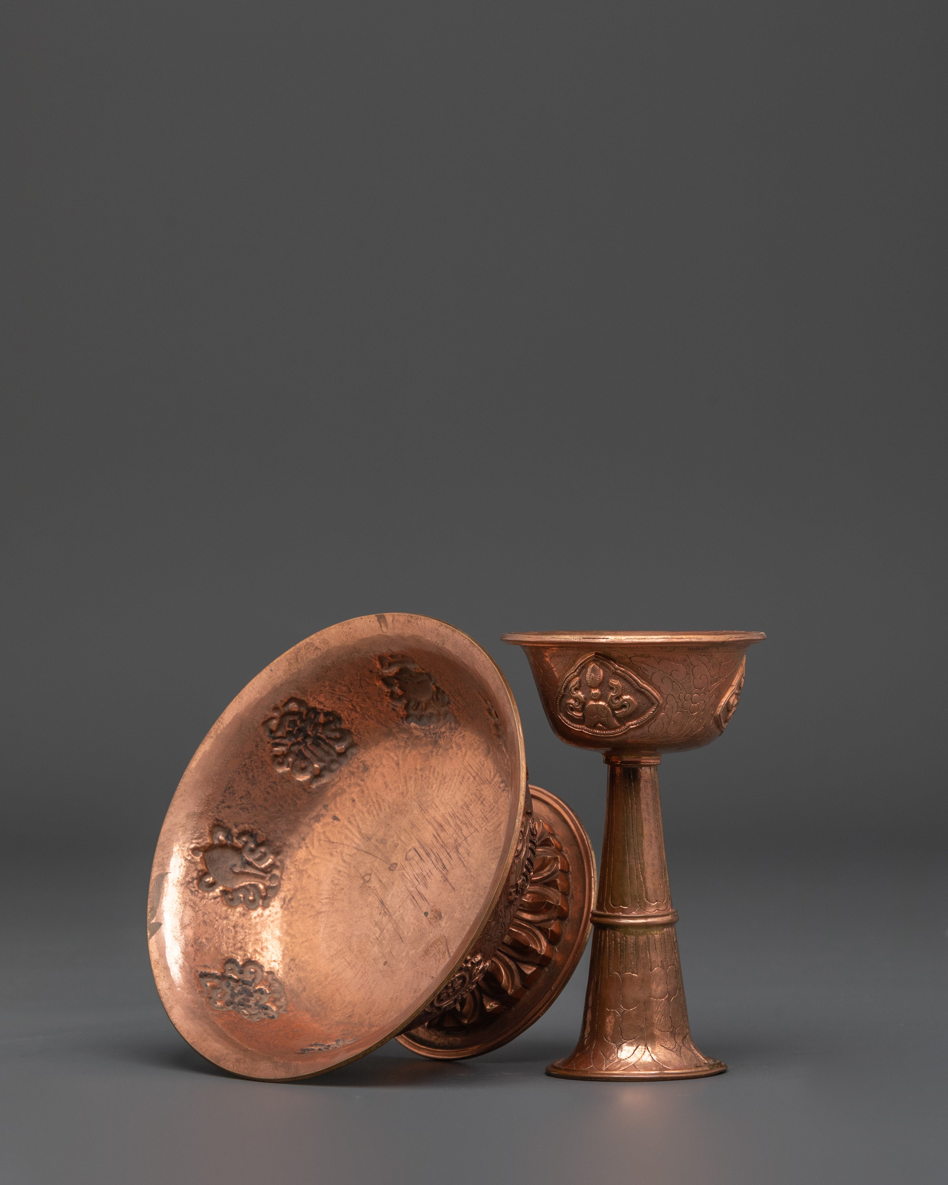 Handmade Buddhist  Ritual Serkyem Set | Buddhist Meditation Tool