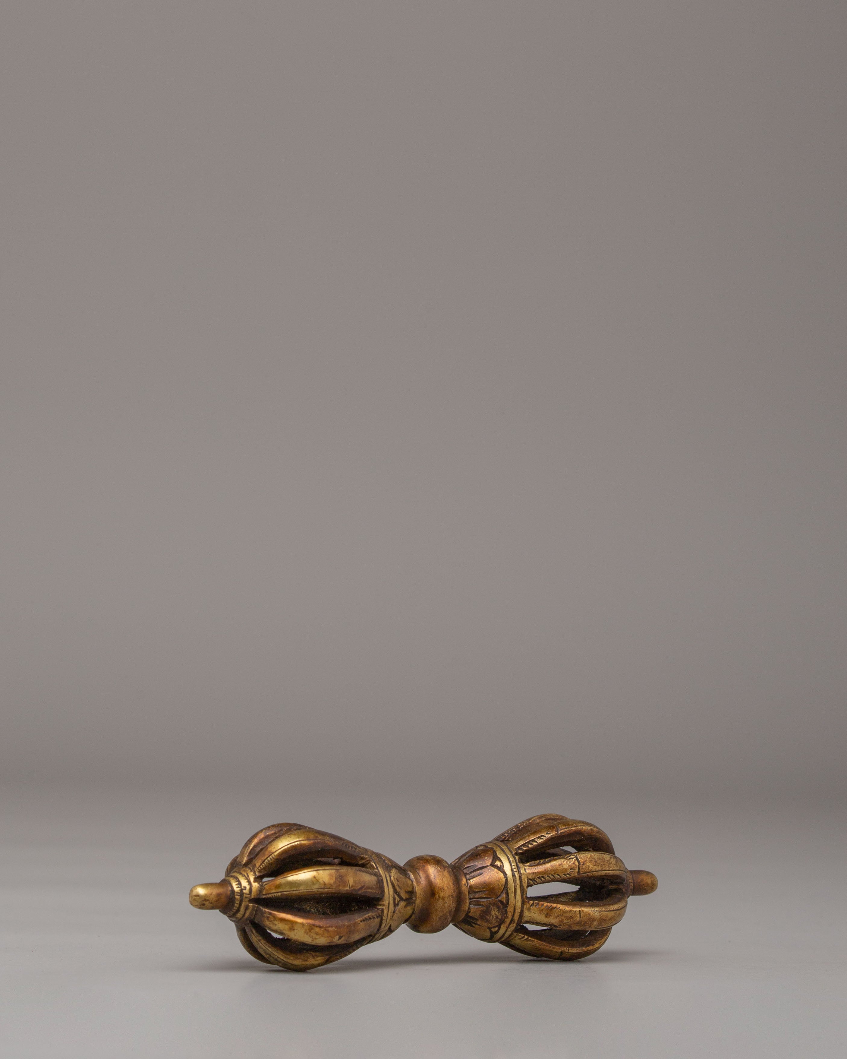 Himalayan Altar Vajra and Bell Set | Handcrafted Ritual Tools for Spiritual Practice