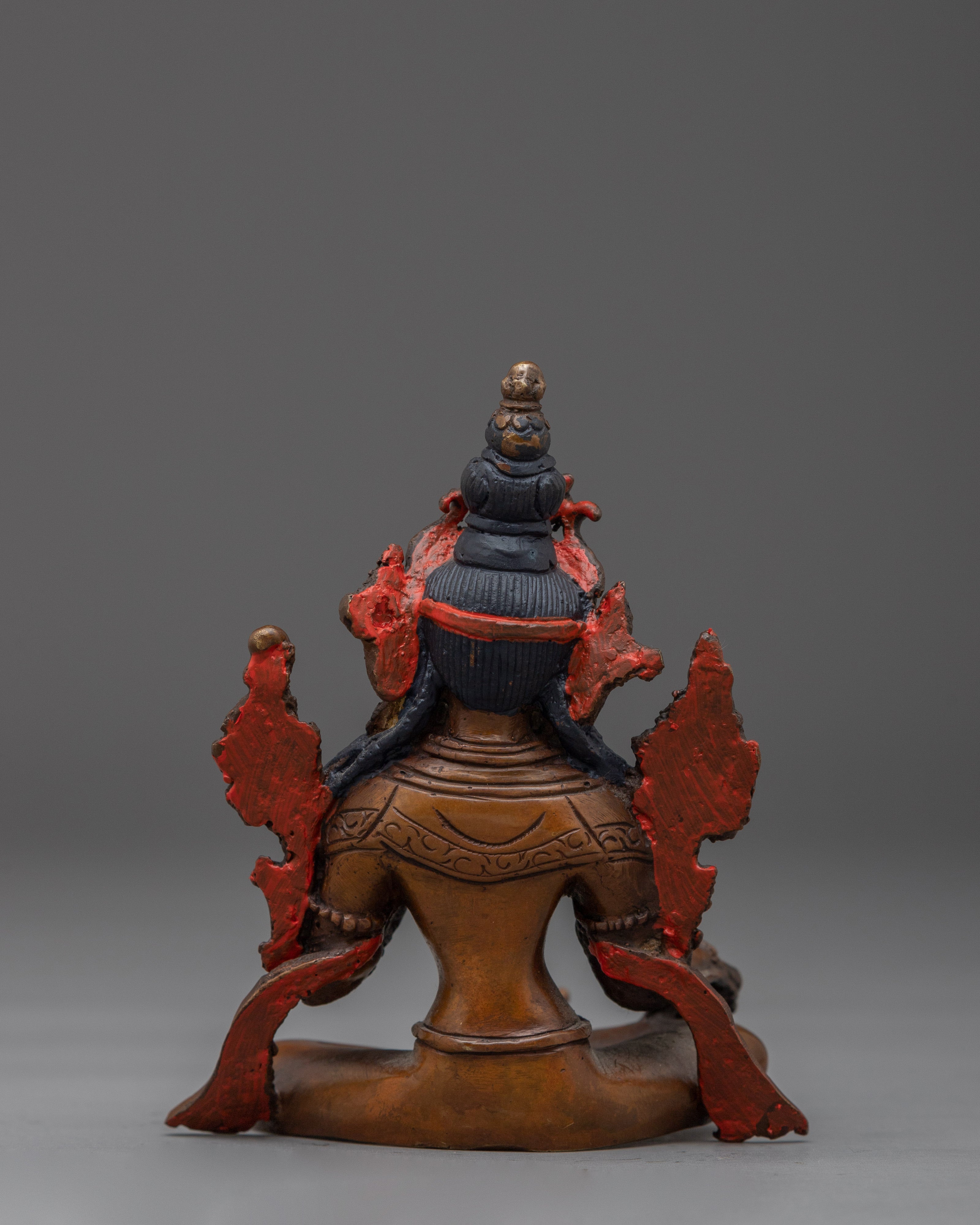 Compassionate Green Tara | Sacred Handcrafted Copper Statue