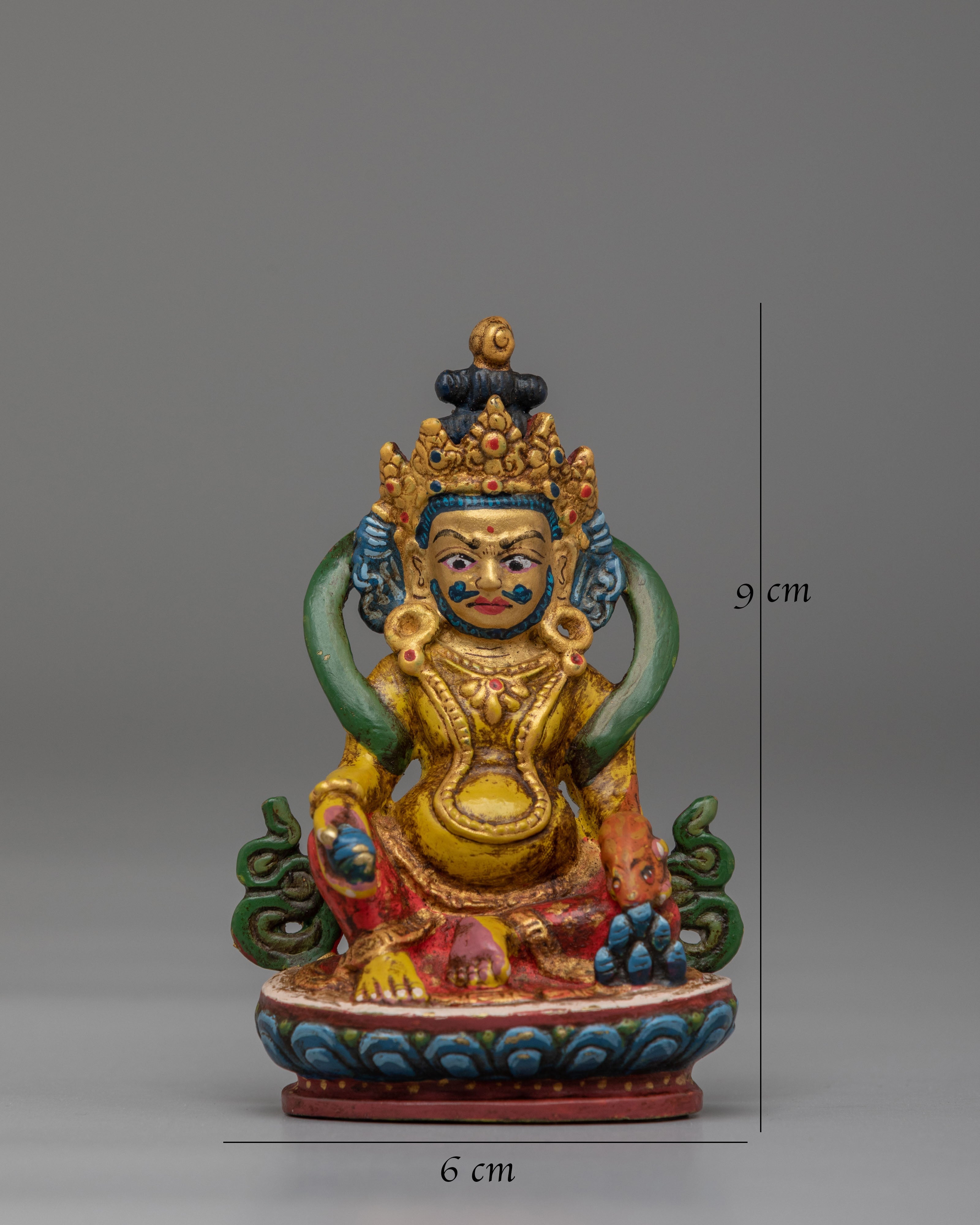 Himalayan Dzambhala Wealth God Statue | Spiritual Abundance Art