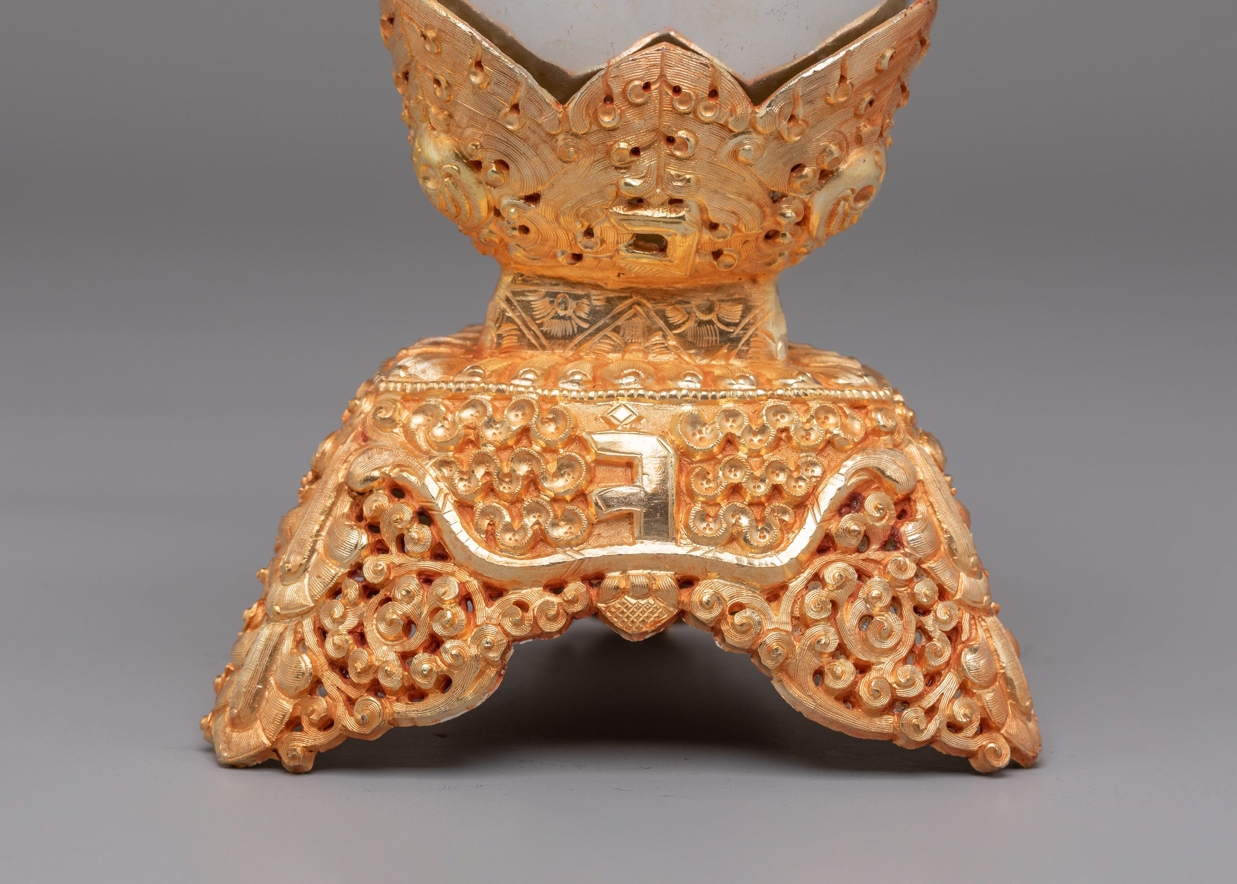 Handcrafted Kapala Skull Cup Set | Ritual Tools for Tantric Practices
