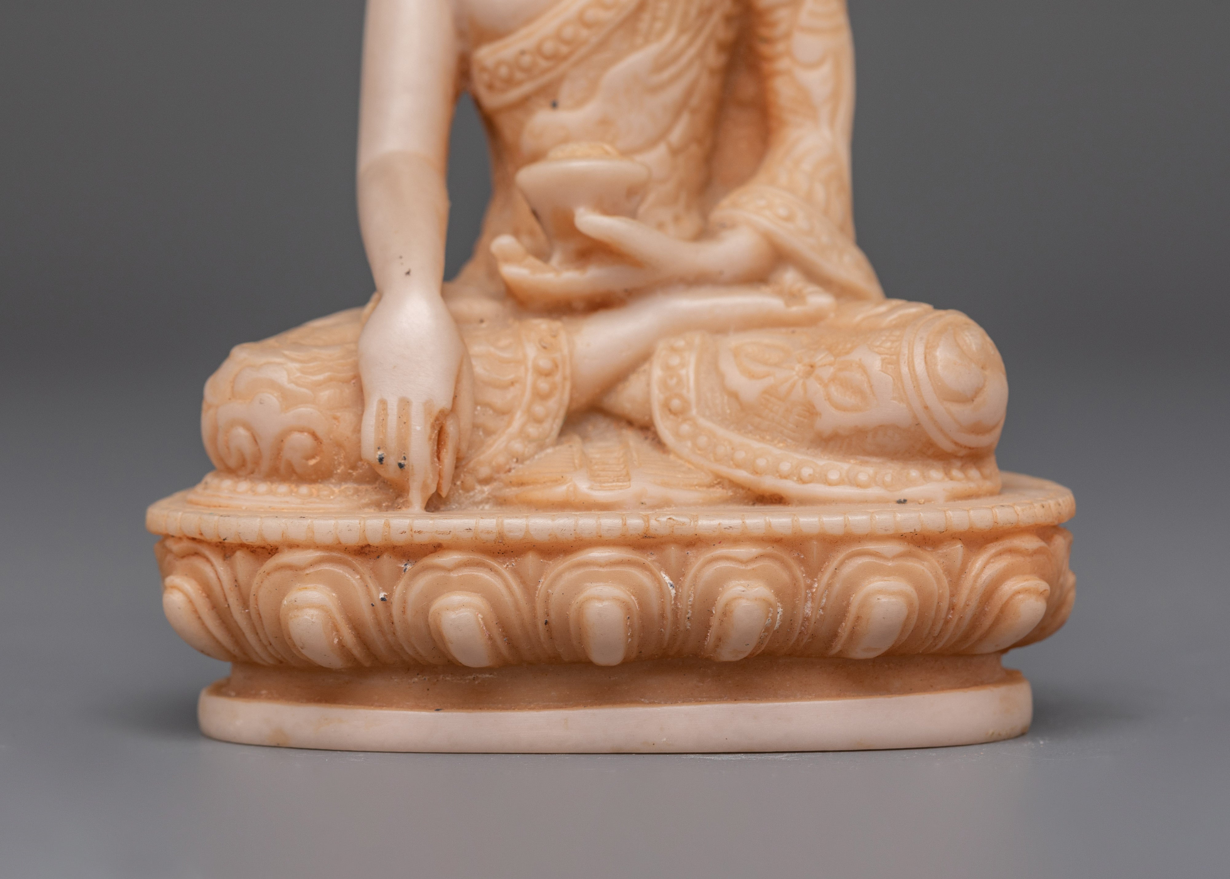Meditating Shakyamuni Buddha Statue | Handcrafted Ceramic Spiritual Decor