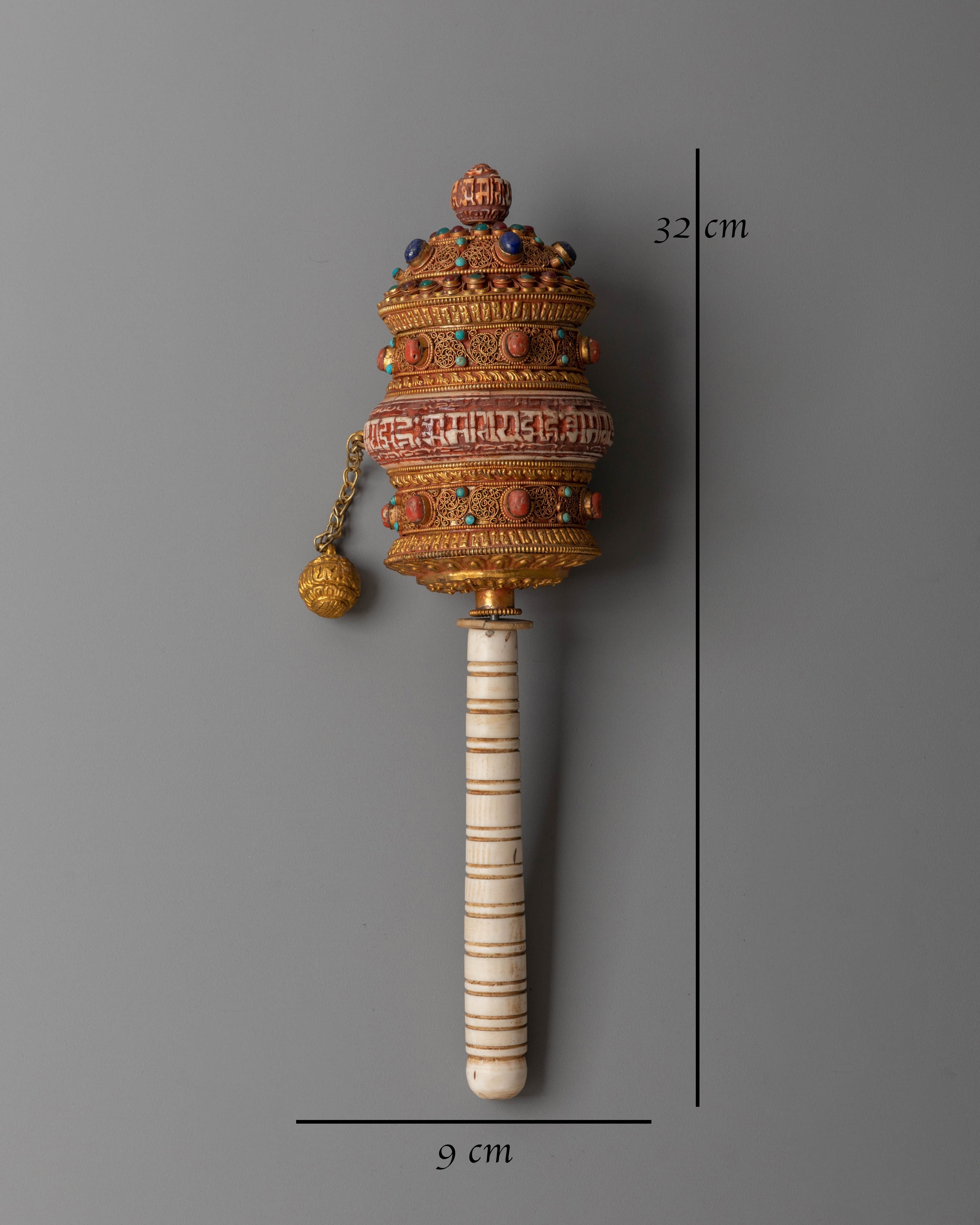 Spinning Tibetan Prayer Wheel | Meditation Tool