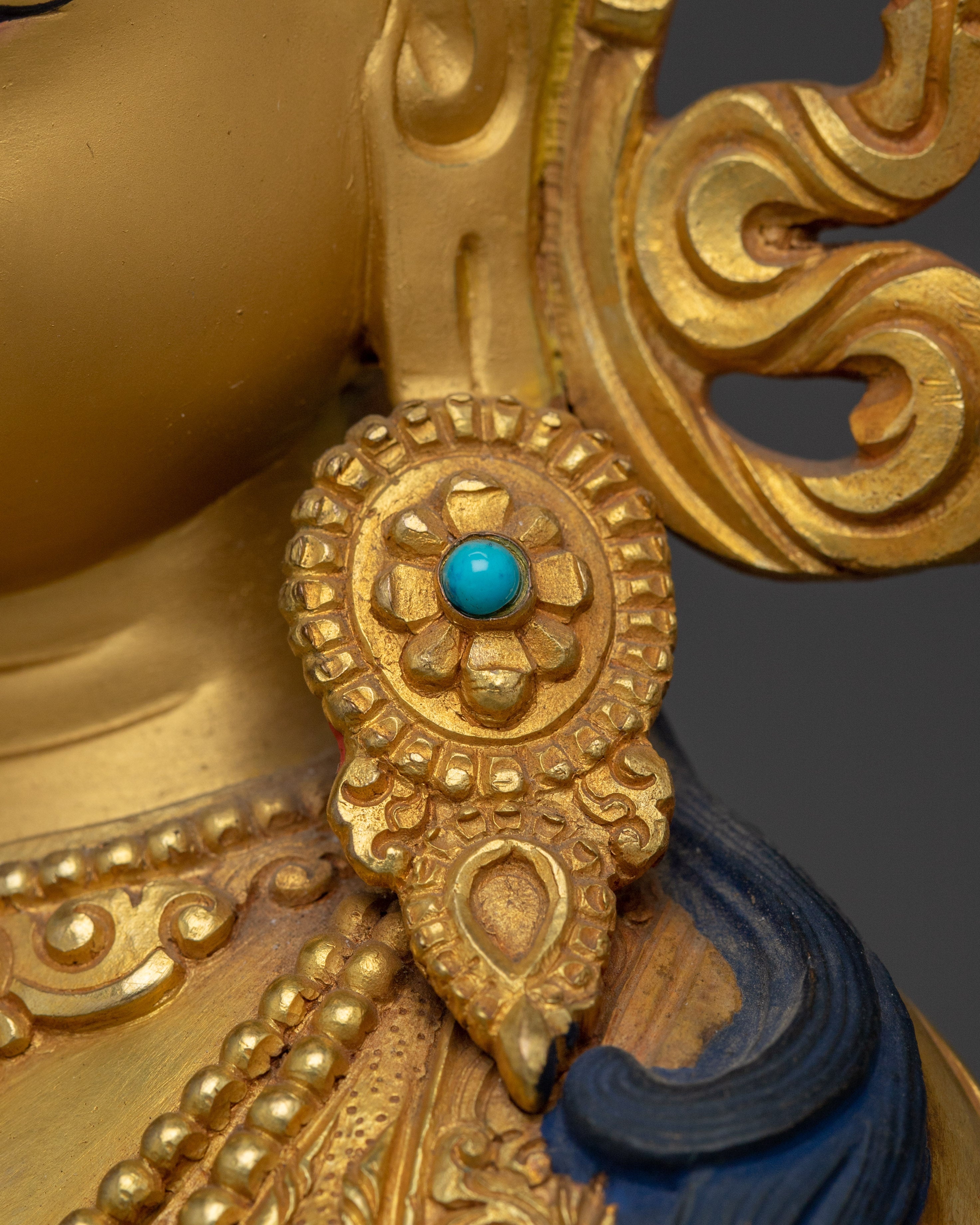Golden Avalokiteshvara Artwork | Chenrezig - Bodhisattva of compassion