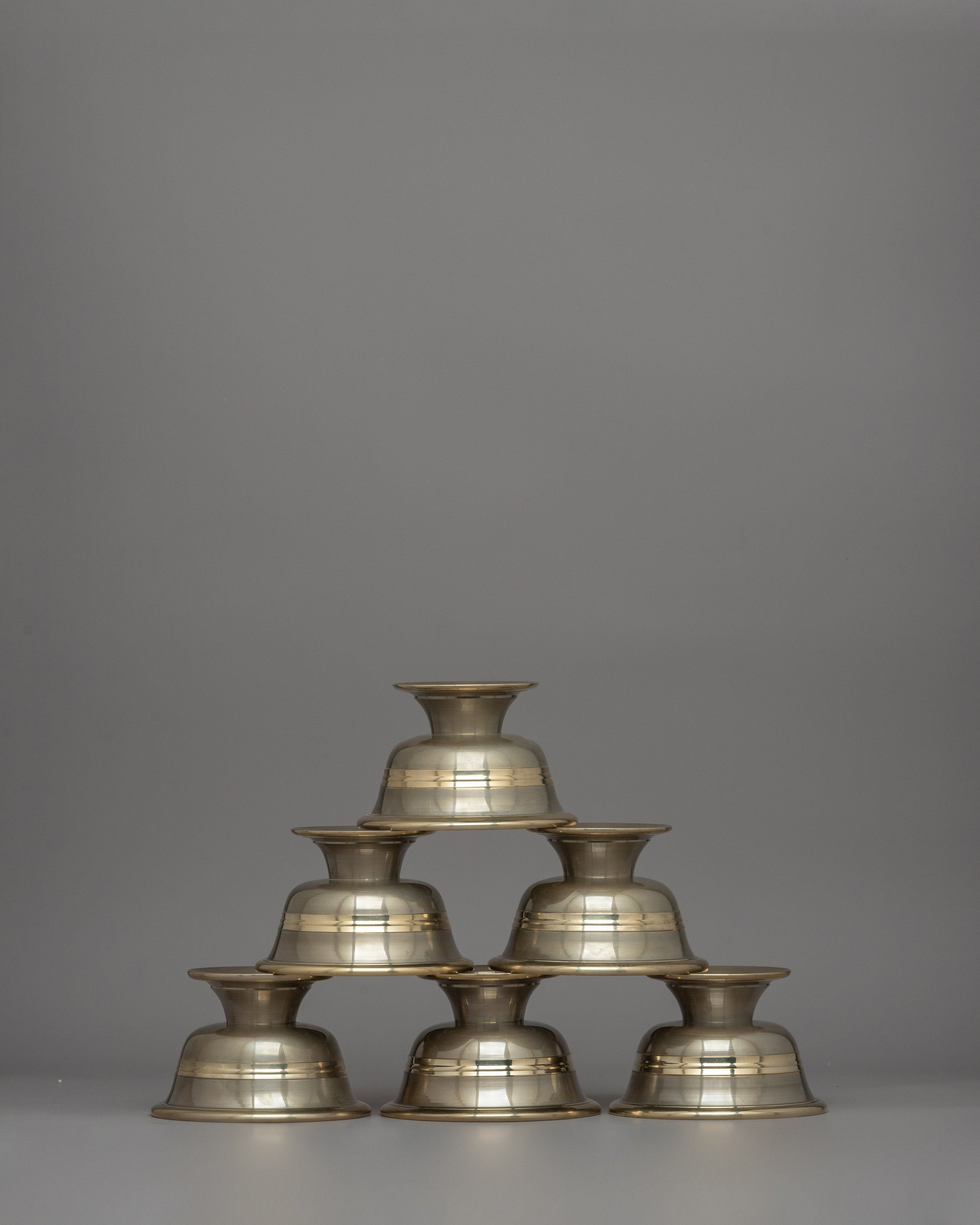 Buddhist Offering Bowl for Shrine | Sacred Ritual Altar Set