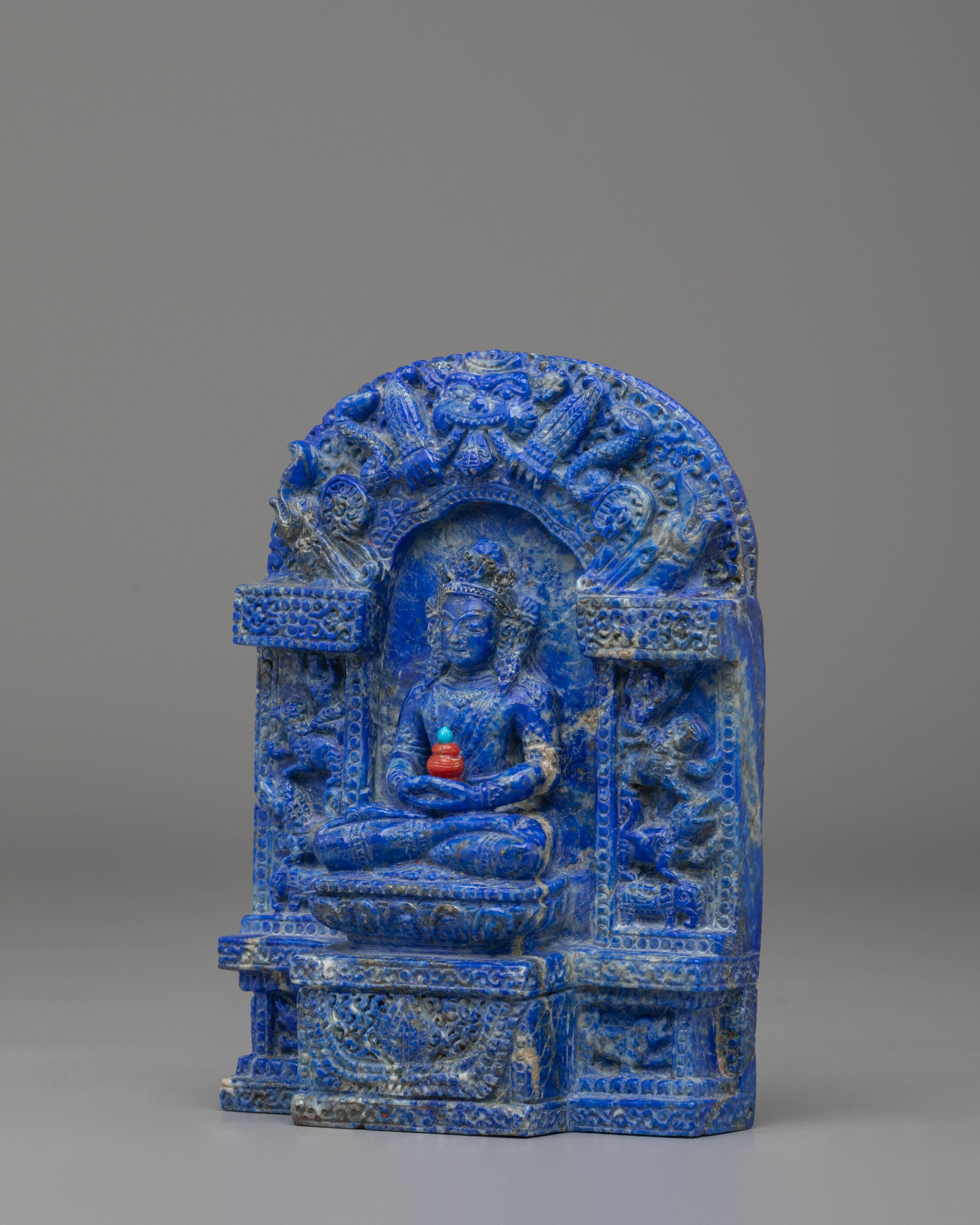 Handcrafted Buddhist Amitayus Statue | Deity of Longevity