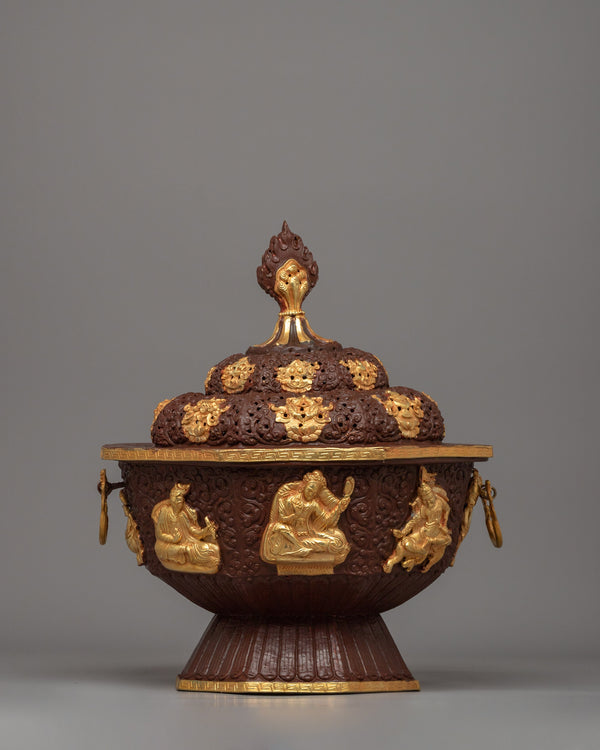 Tibetan Gold-Plated Incense Burner 