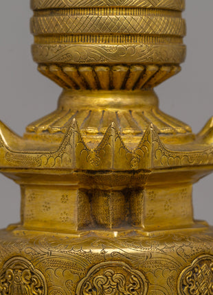 Enlightenment Kadampa Chhyorten | Buddha's Enlightened Mind and Spiritual Devotion
