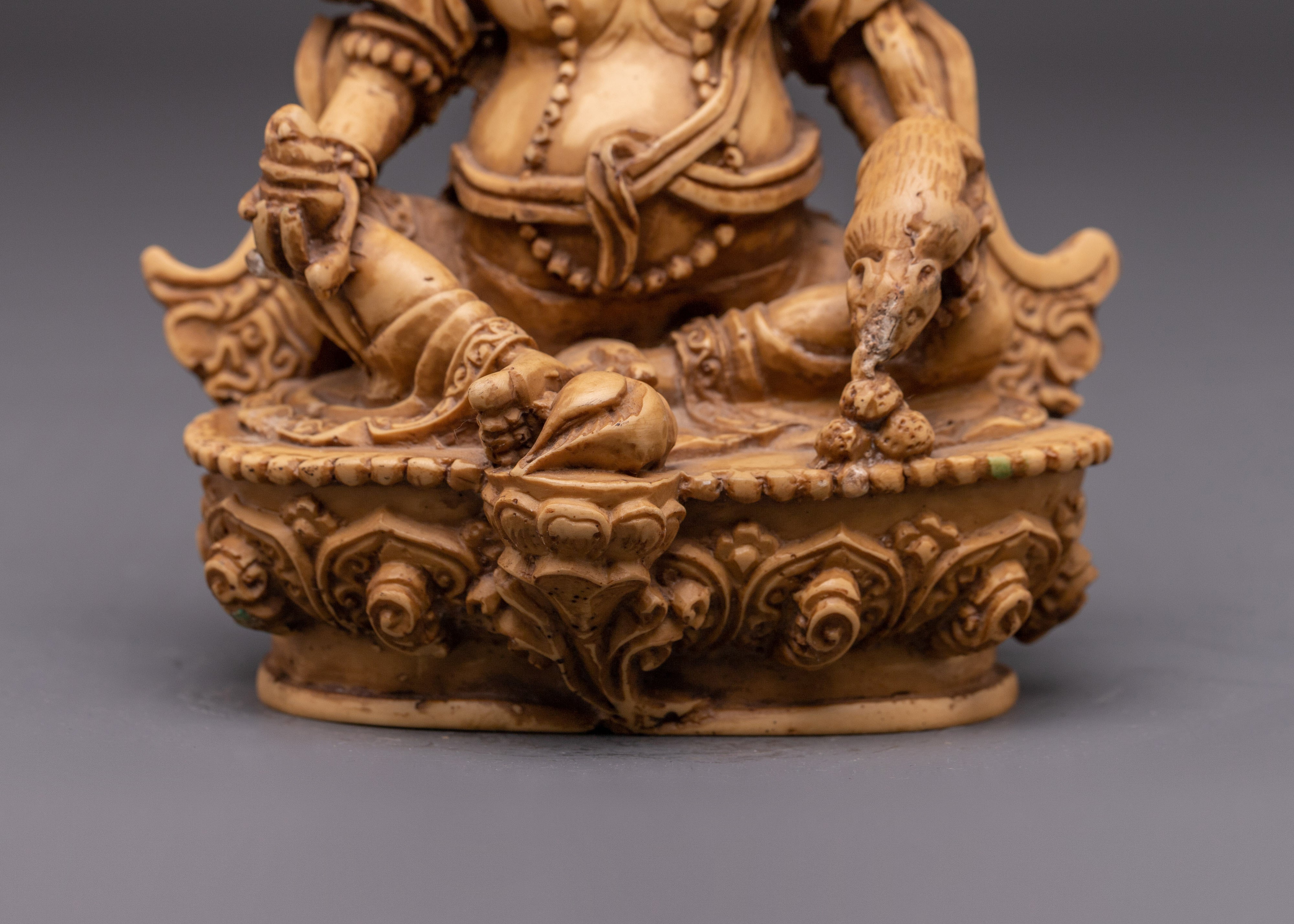 Dzambhala God of Prosperity Sculpture | Symbol of Wealth and Compassion
