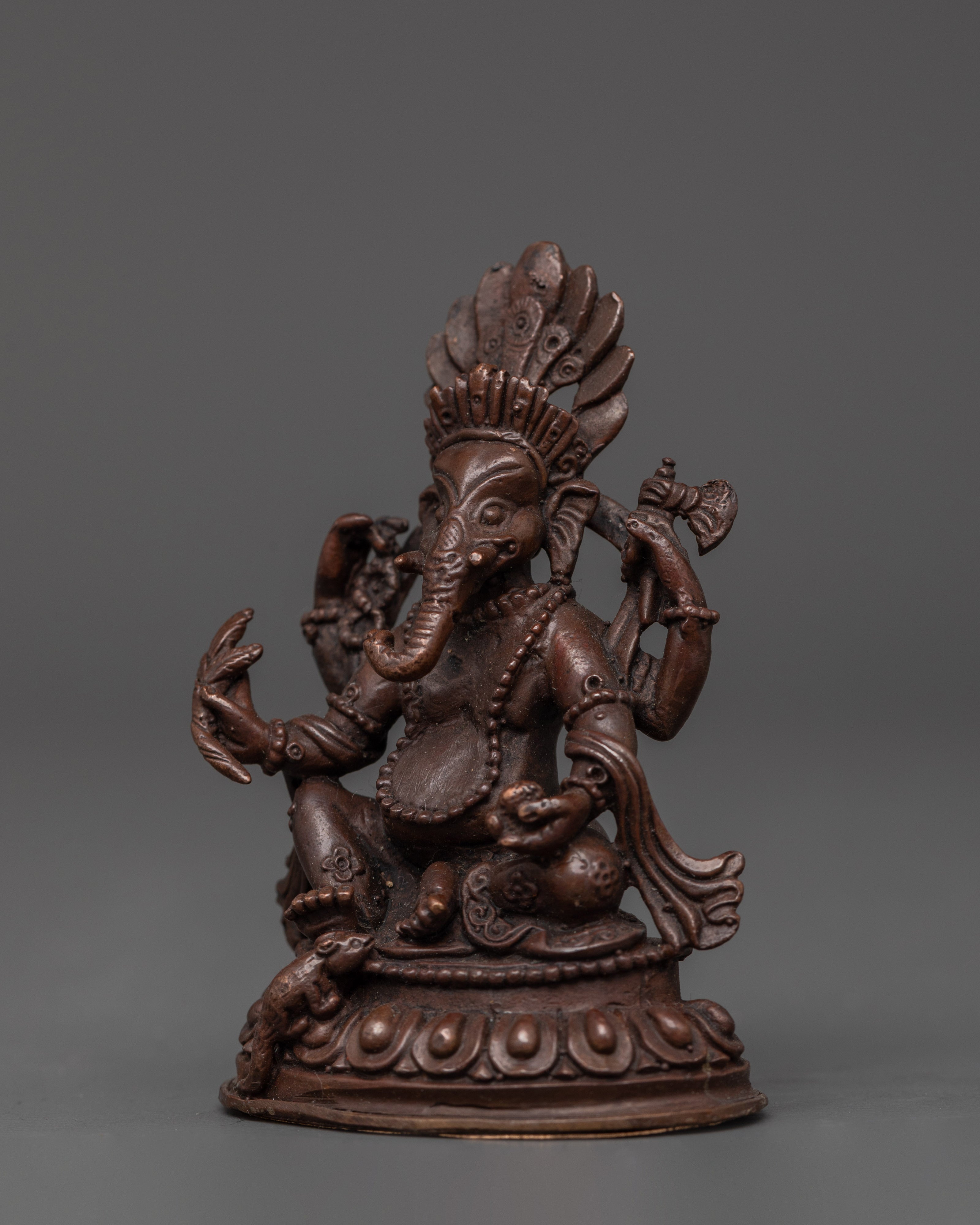 Hindu Lord Ganesha Statue | Remover of Obstacles Altar Statue