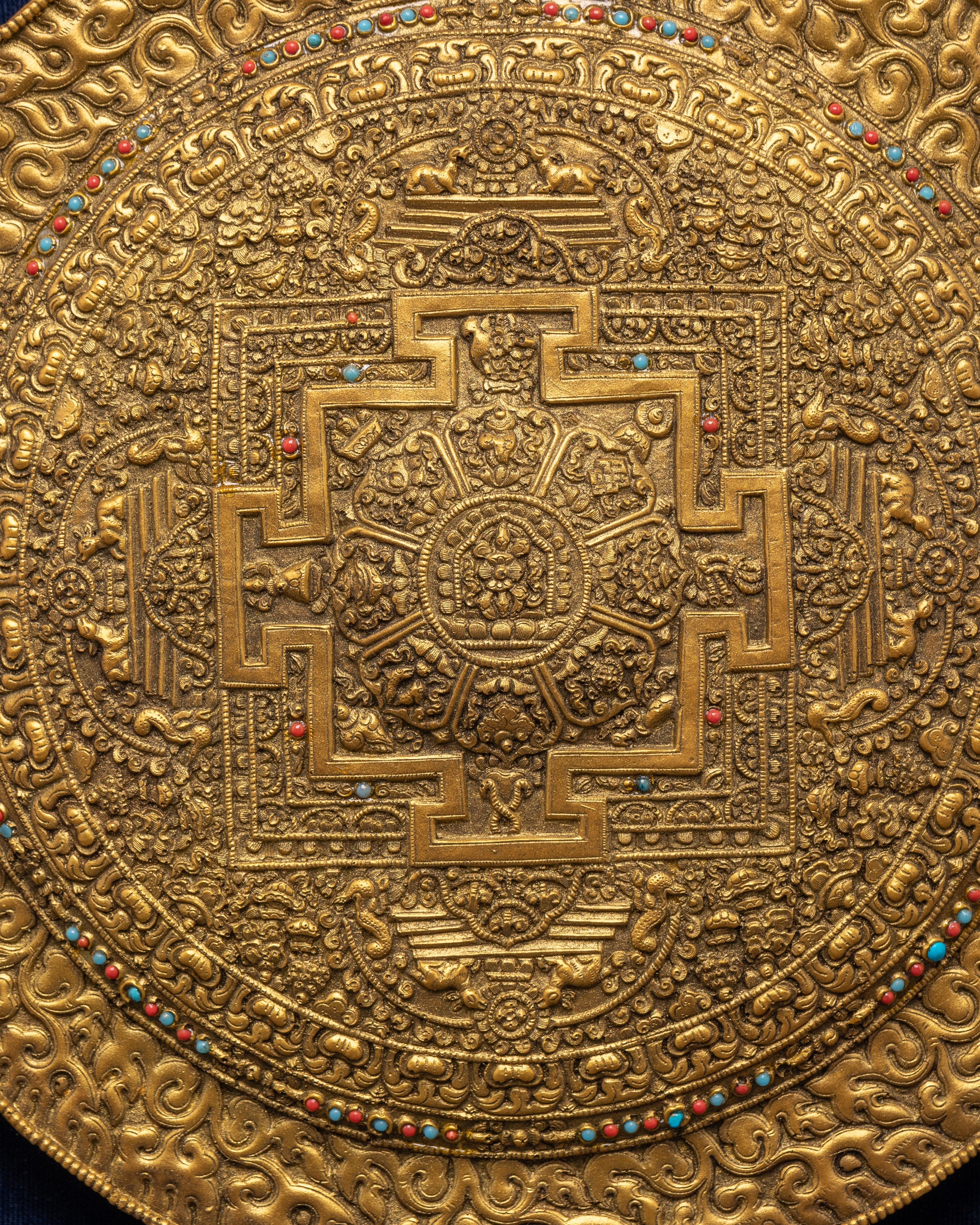 Tibetan Handmade Wall Decor | Spiritual Home Decor for Meditation