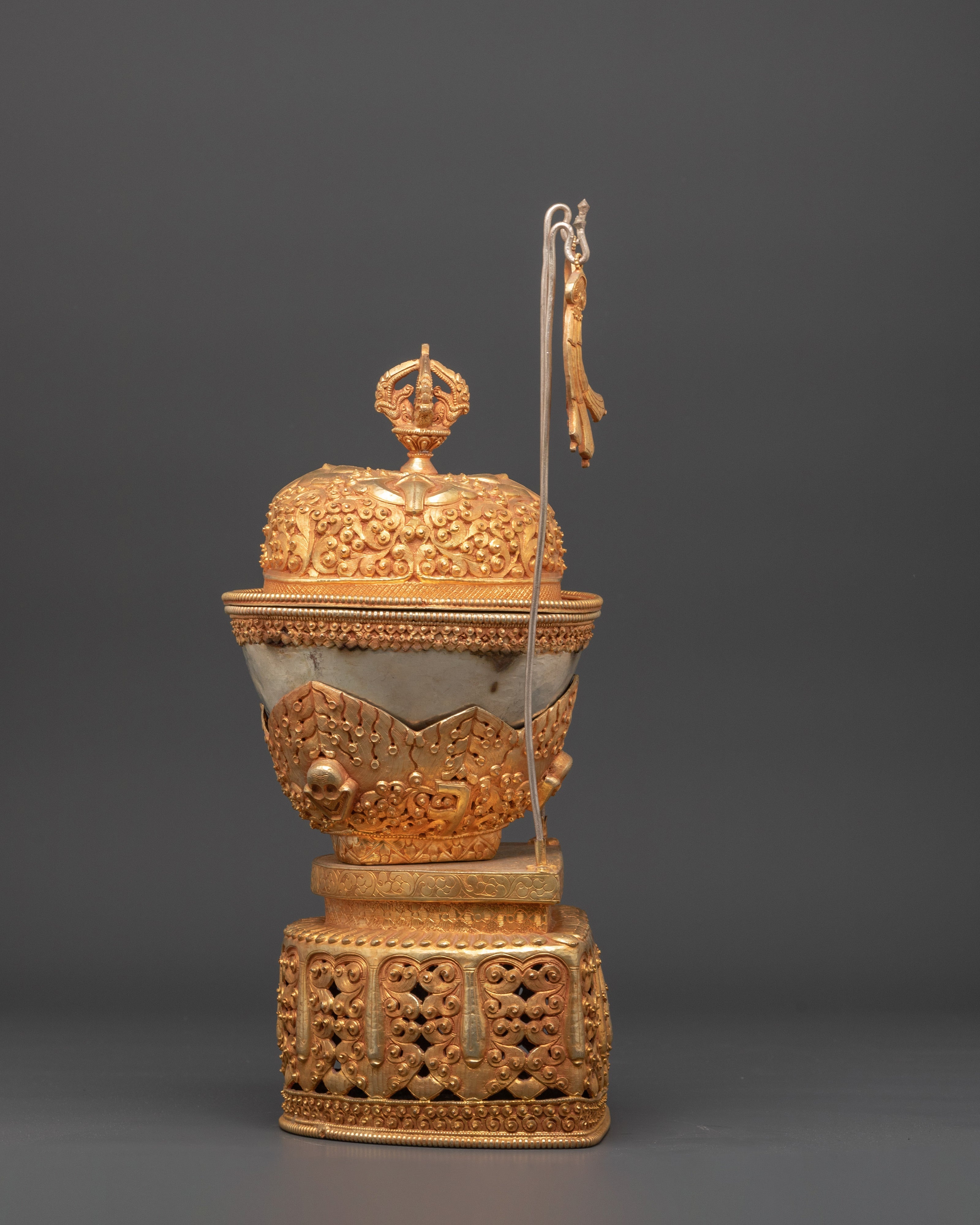 Buddhist Ritual Cup Kapala | Tibetan Rituals, Offerings