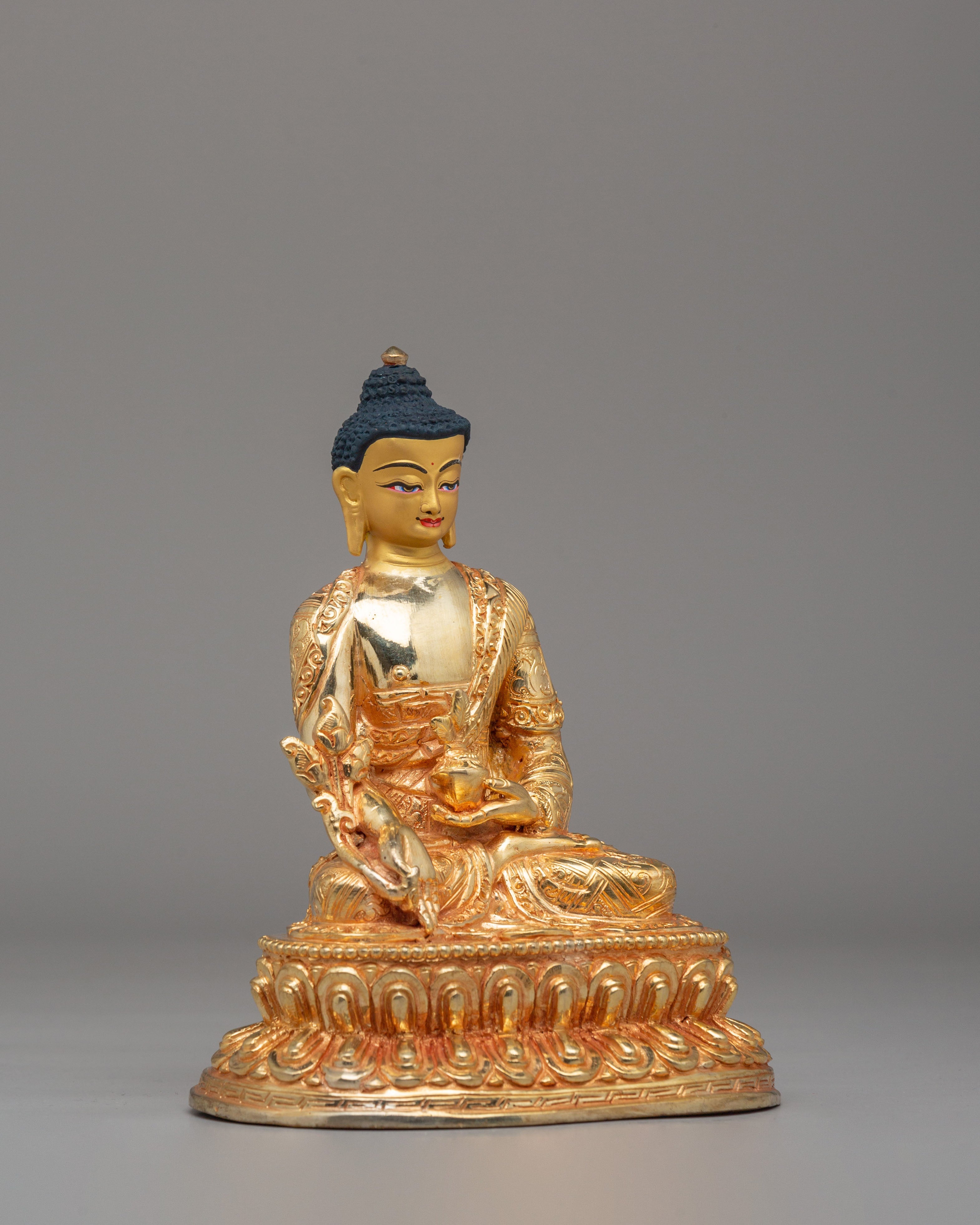 Handcrafted Medicine Buddha Altar Statue | Symbol of Healing and Compassion