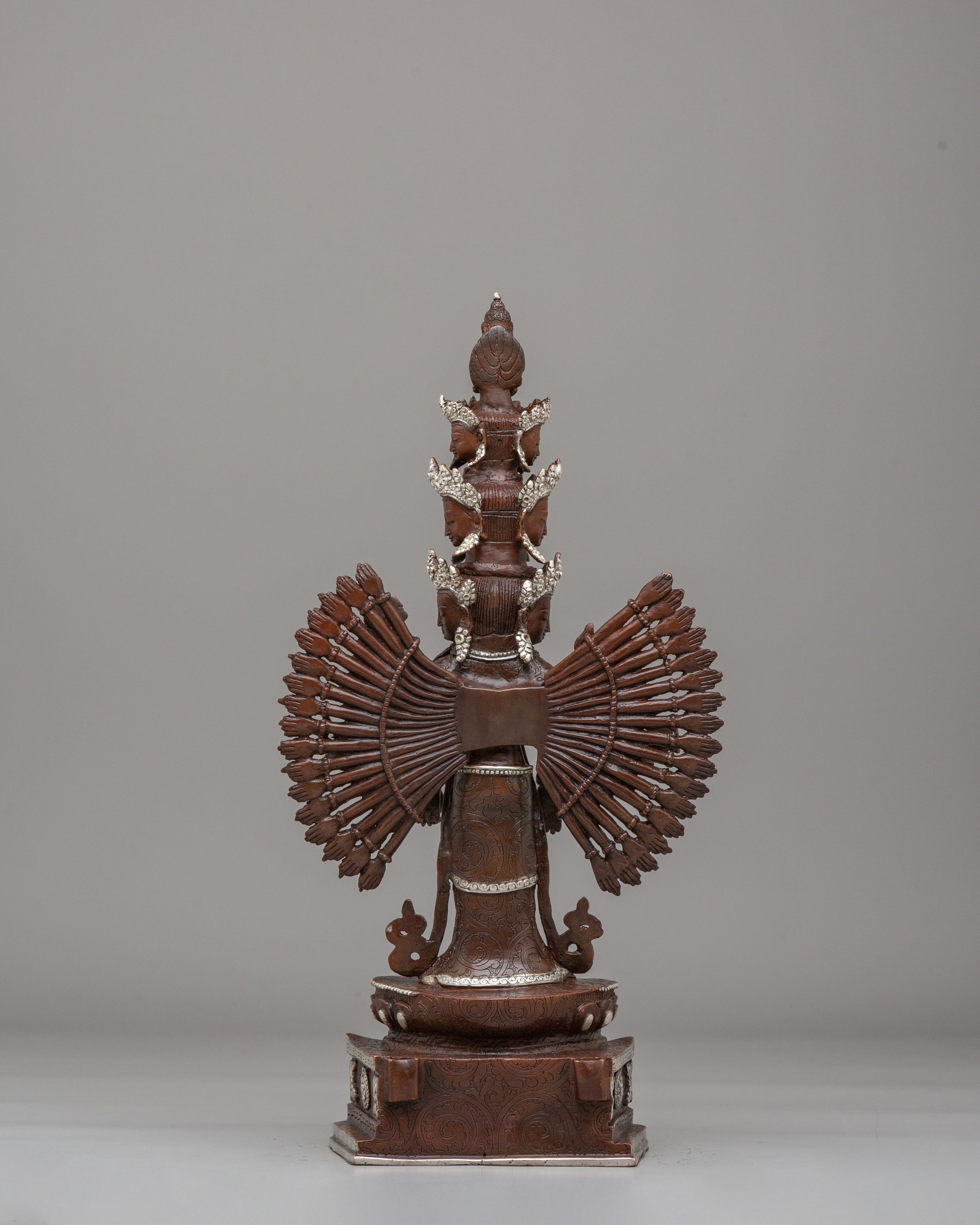 Thousand-Armed Chenrezig Sculpture | Symbol of Compassion
