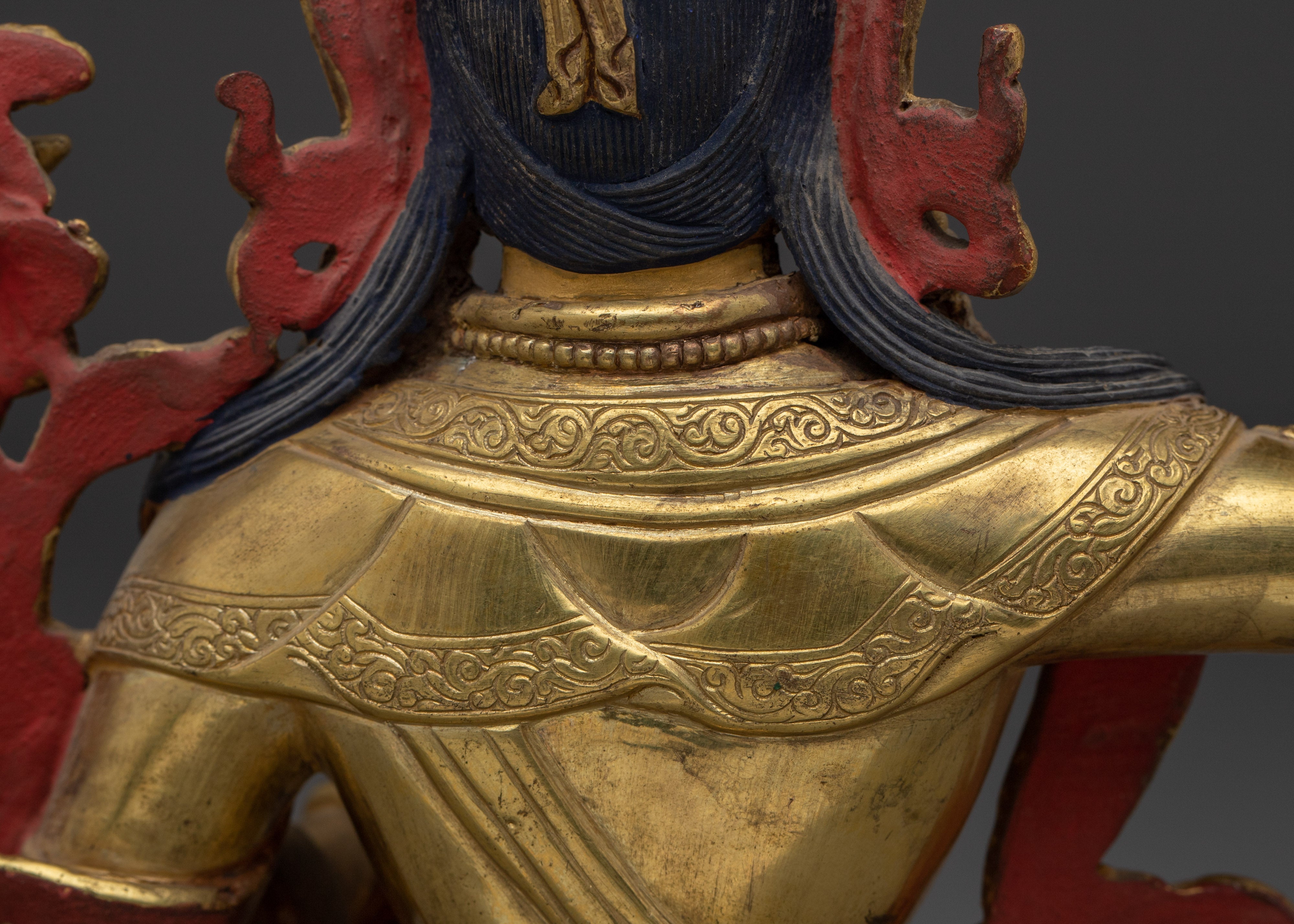 Handmade Divine Wisdom Bodhisattva Manjusrhi Statue | The Deity of Knowledge