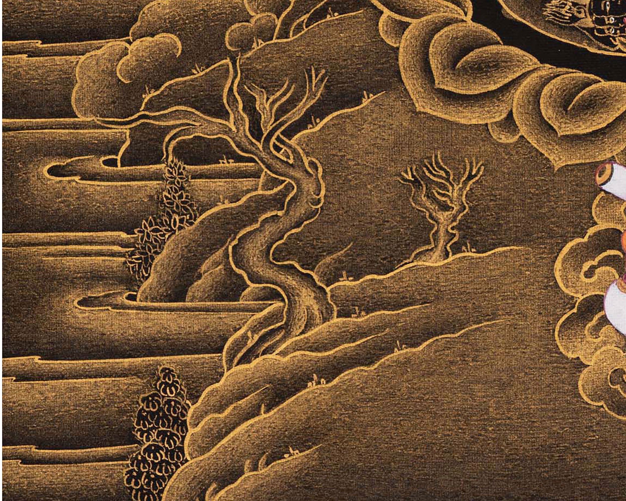 Traditional Handcrafted Hevajra Thangka | Wrathful Hevajra Deity | Wall Decor