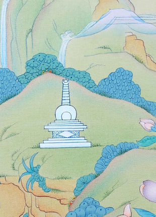 High-Quality Mother Green Tara Thangka Print | Goddess of Compassion | Buddhist Gifts