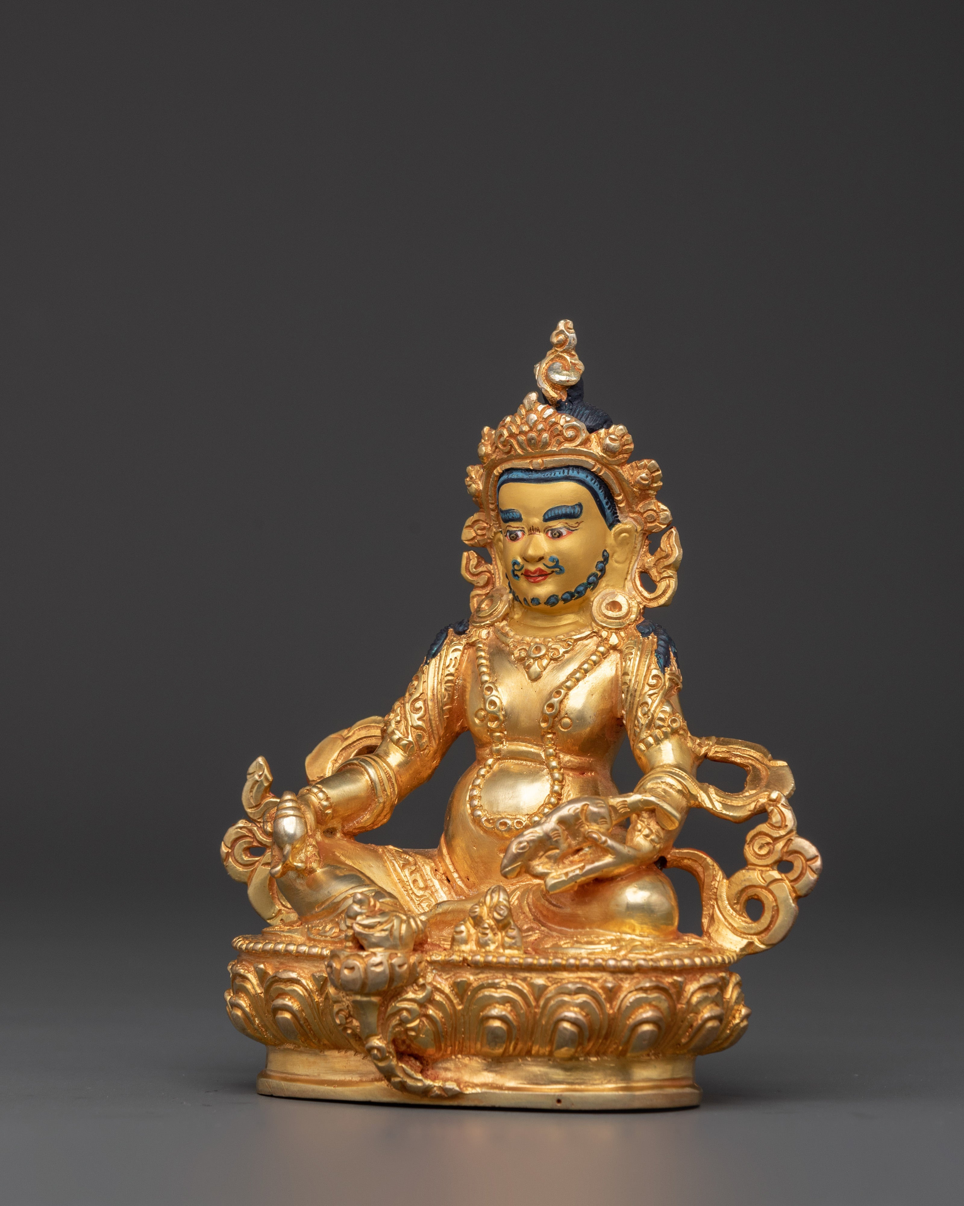 Handcrafted Dzambhala Statue | Tibetan Buddhist Wealth Deity