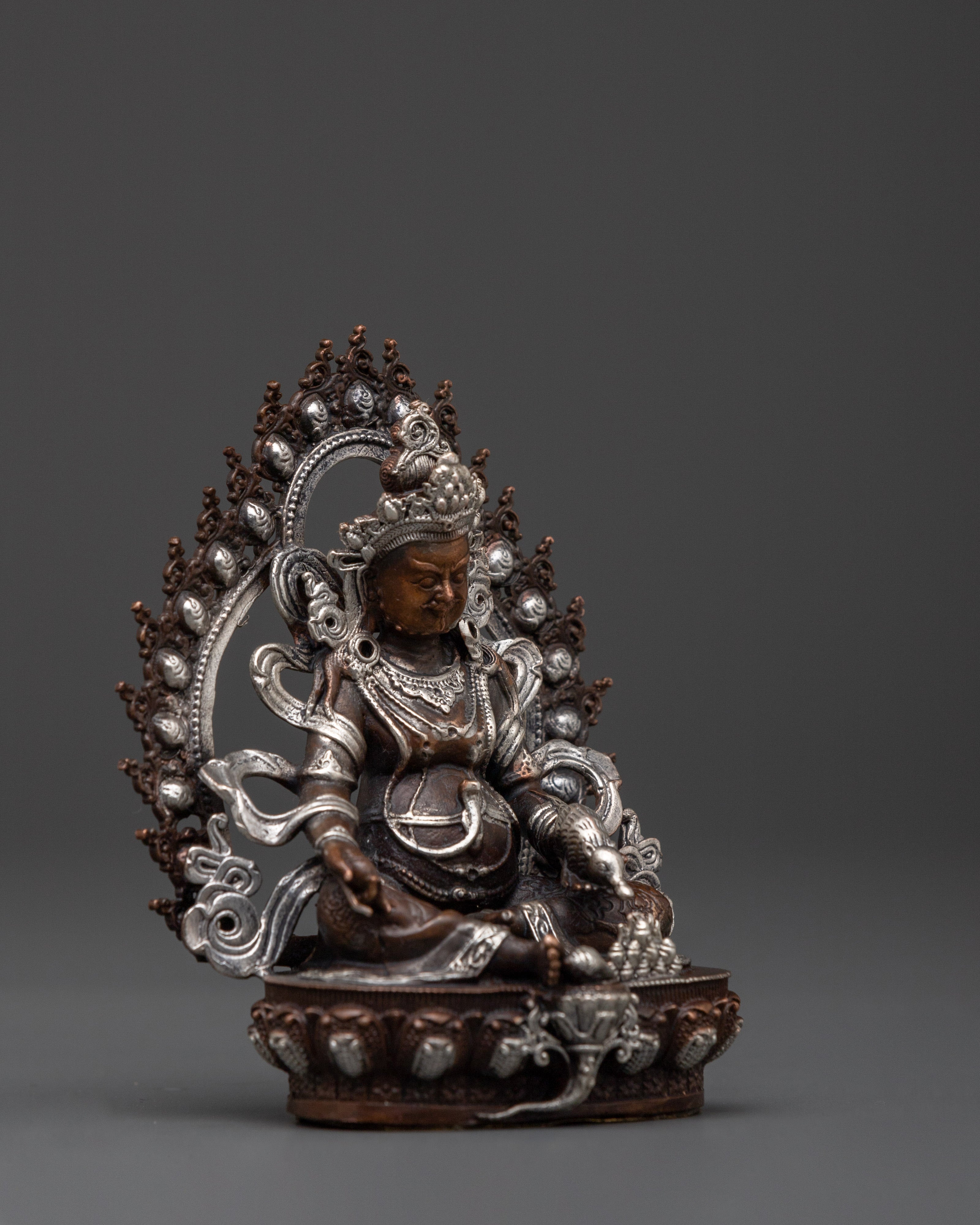Oxidized Statue of Dzambhala | Altar and Prosperity
