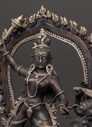 Baglamukhi Devi Statue | Wrathful Hindu Goddess
